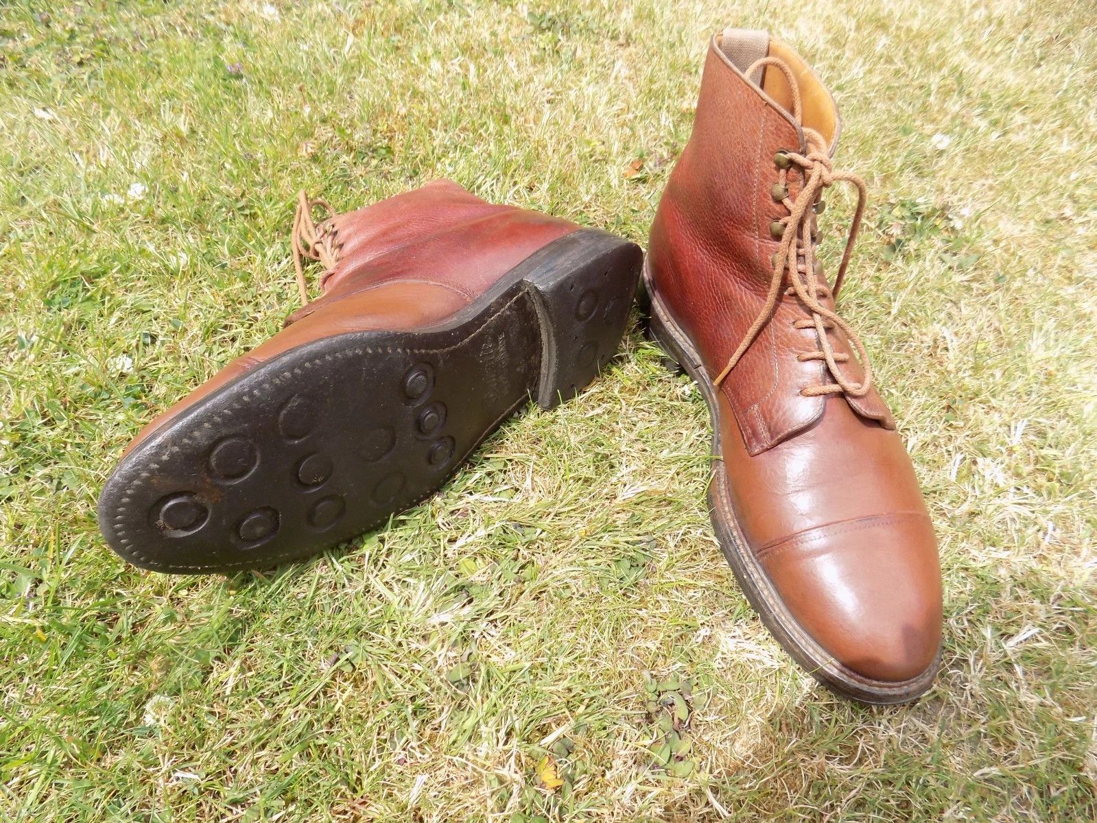 Crockett & Jones Coniston Boots UK 8.5 Tan - Wide Fit