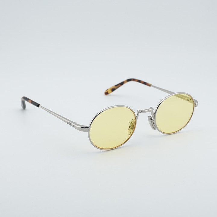 Loewe Loewe LW40151U 16J Sunglasses Silver Oval Frame Size ONE SIZE - 5 Thumbnail