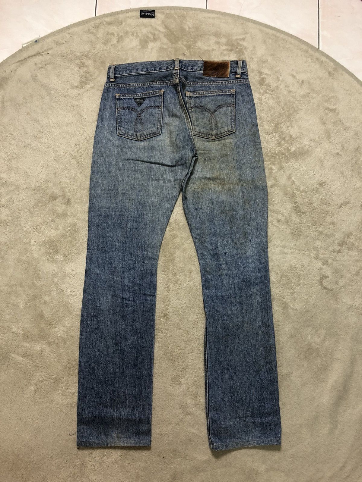Fiorucci × Vintage Vintage Fiorucci Distressed Denim Straight Cut Made In Japan Size US 28 / EU 44 - 13 Thumbnail