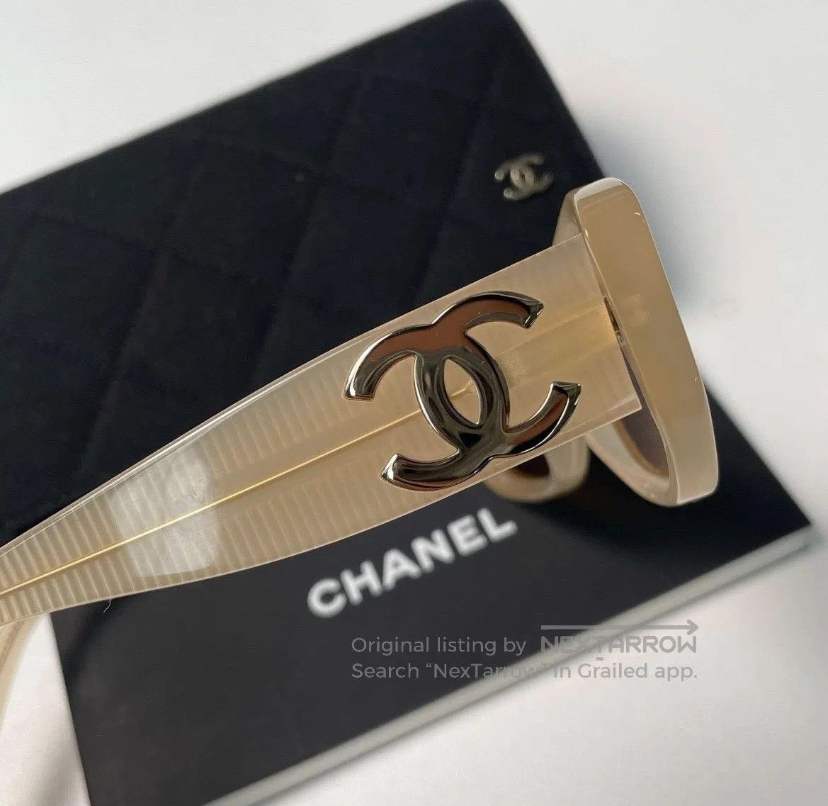 Chanel Chanel Clear frame jelly sunglasses| Size ONE SIZE - 4 Thumbnail