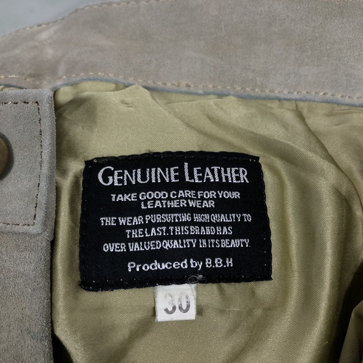 Genuine Leather 🔥Vintage Genuine Leather Cow Skin Biker Pants BBH Pants Size US 30 / EU 46 - 14 Thumbnail