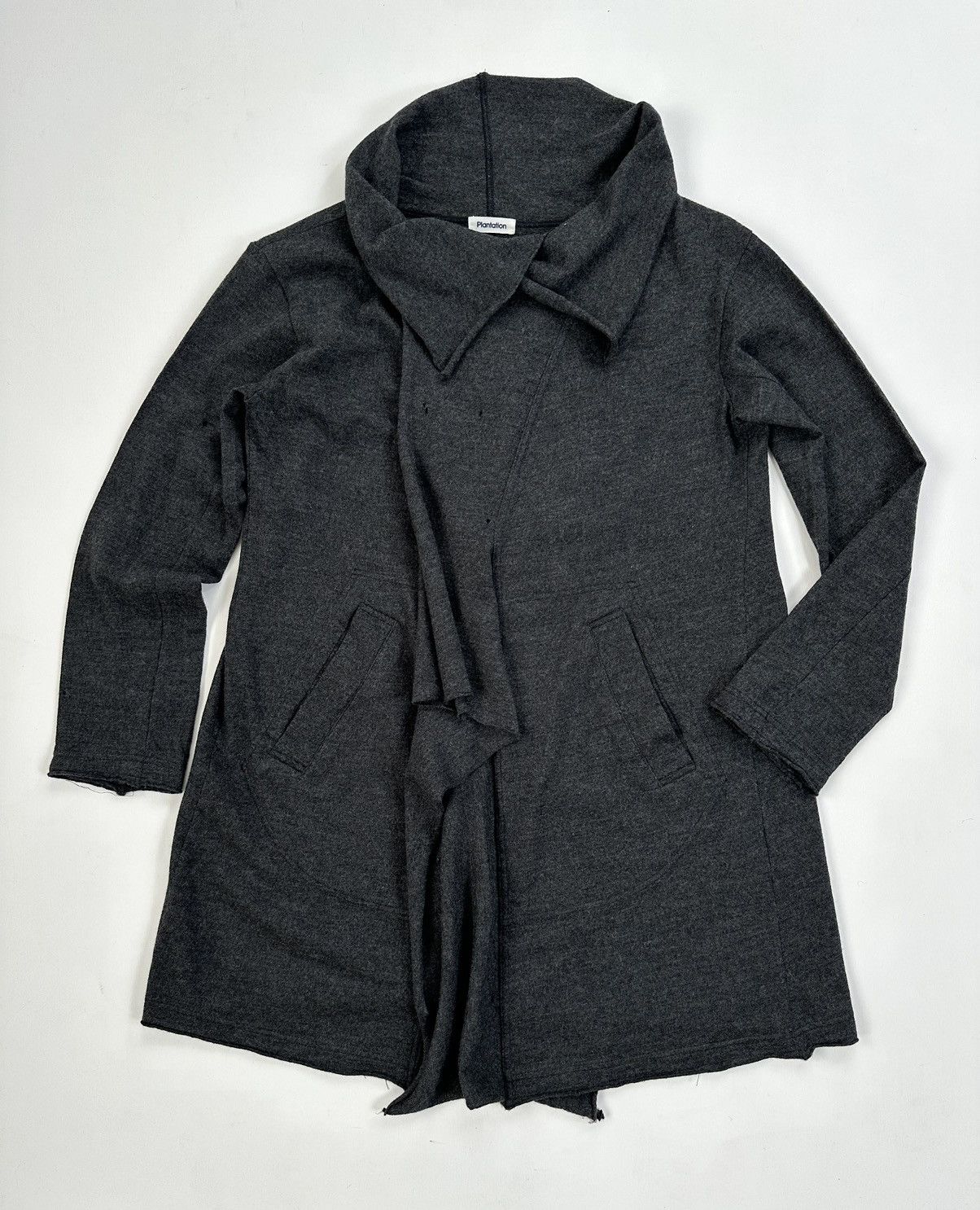 Issey Miyake Plantation Issey Miyake Distressed Cardigan Size M / US 6-8 / IT 42-44 - 2 Thumbnail