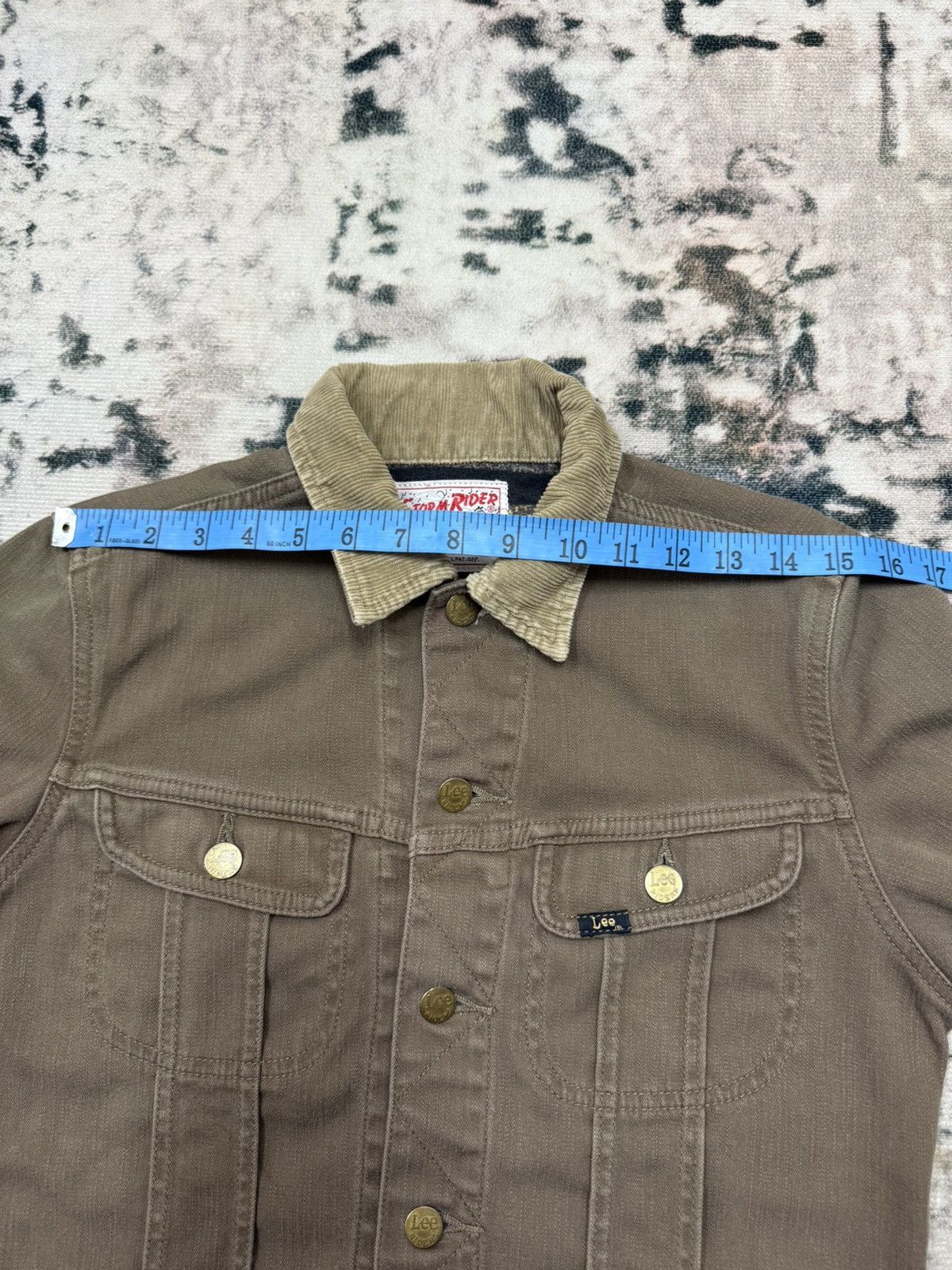 Lee Vintage 90s Lee rider Reproduction Brown Trucker Jacket Size US XS / EU 42 / 0 - 16 Thumbnail