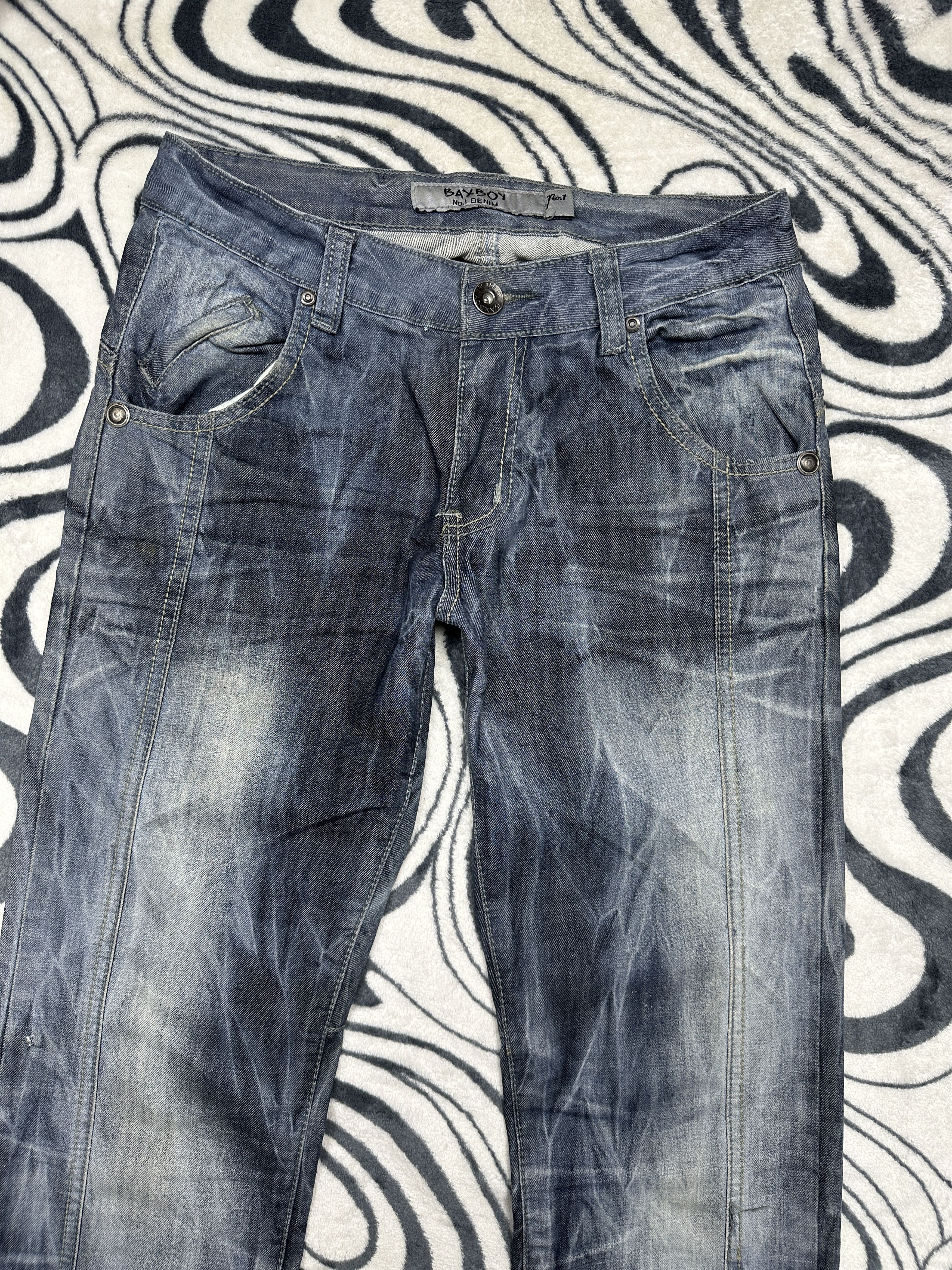 If Six Was Nine Baxboy Vintage Mens Denim Pants Baggy Jeans Size US 29 - 6 Thumbnail