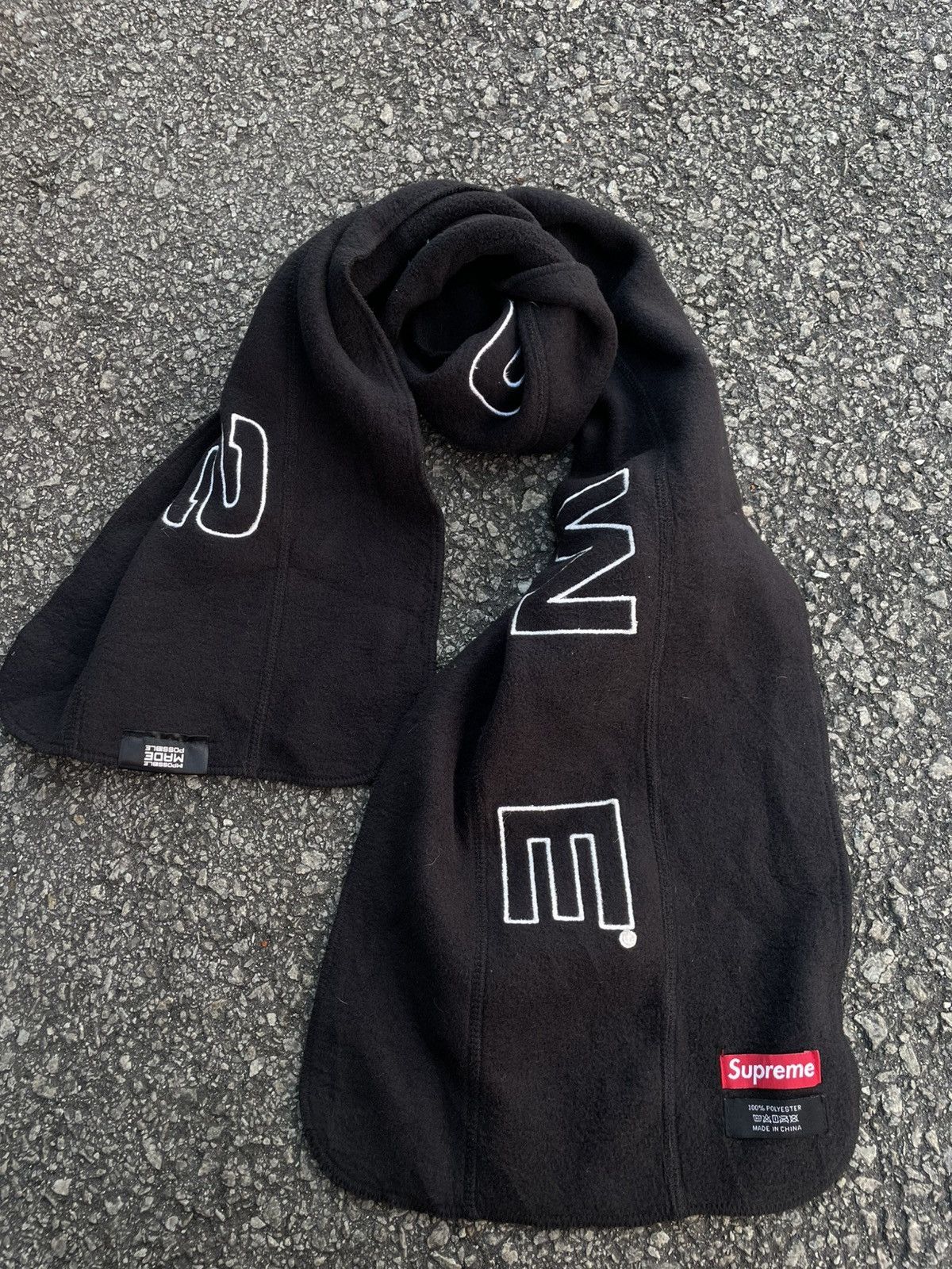 Supreme Supreme Polartec 2017FW Fleece Scarf Muffler Size ONE SIZE - 3 Thumbnail