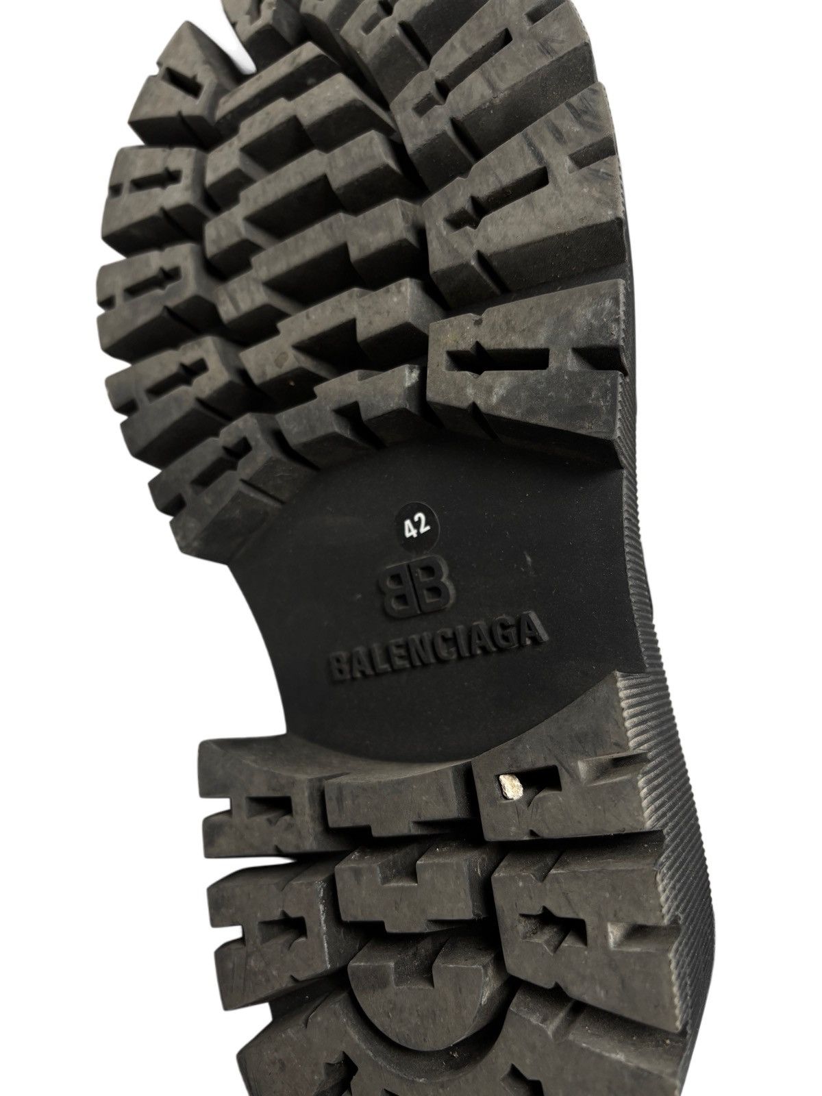 Balenciaga Balenciaga Tractor Loafers Black Leather Size 42 Size US 9 / EU 42 - 10 Thumbnail