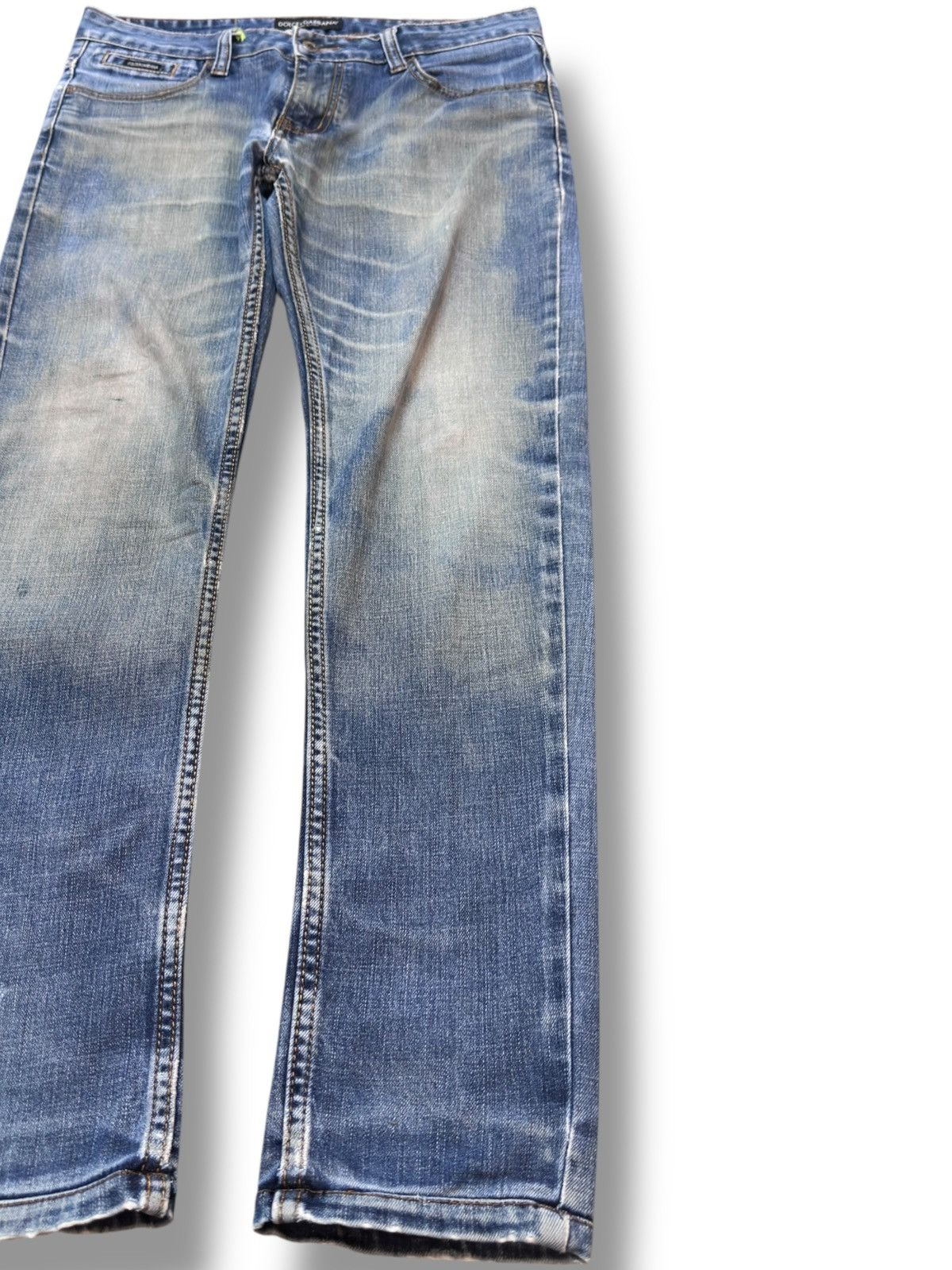 Dolce & Gabbana Vintage Dolce&Gabbana Mudwash Skinny Denim Size US 33 - 4 Thumbnail