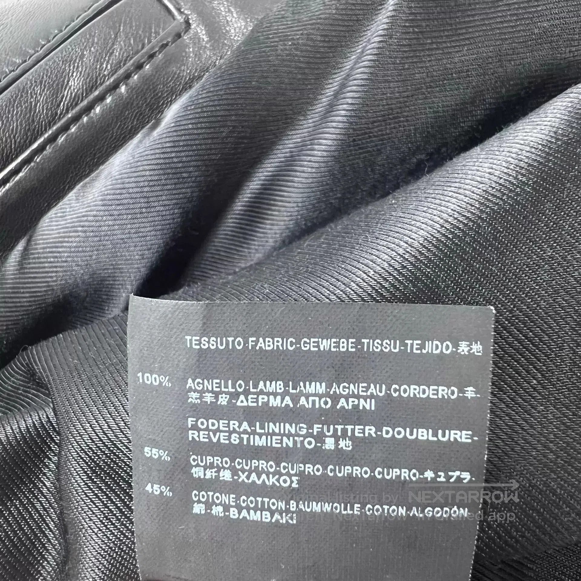 Saint Laurent Paris Black Leather Biker Jacket. Size US M / EU 48-50 / 2 - 6 Thumbnail