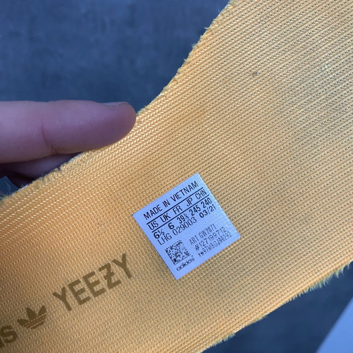 Adidas × Kanye West Adidas Yeezy Boost 350 V2 Mono Mist Shoes Purple Size US 6.5 / EU 39-40 - 11 Thumbnail