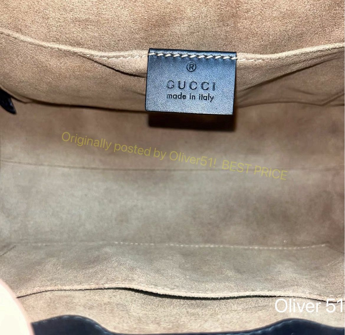 Gucci Gucci Monogram Black Padlock Small Shoulder Bag UUUU2/2609 Size ONE SIZE - 6 Thumbnail