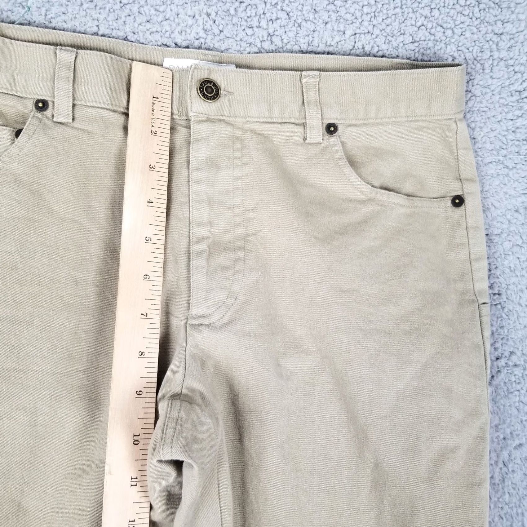 Paul & Joe Paul & Joe Jeans Bareback Pants Medium Tan 32X33 Mid Rise Bootcut Womens - Vintage - Sale Size 24" / US 00 / IT 34 - 4 Thumbnail