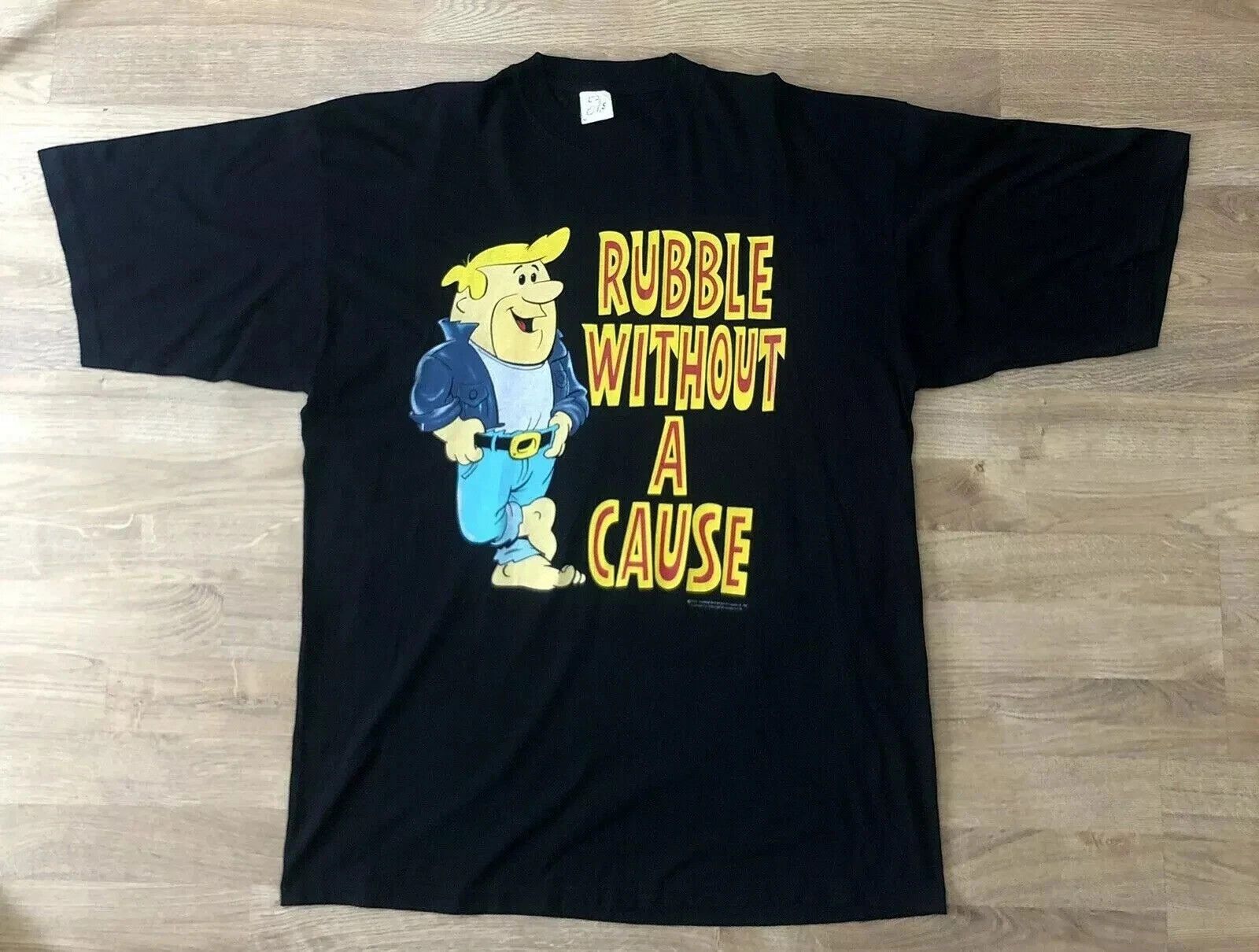 Vintage VINTAGE 1990s 90s HANNA BARBERA 1993 SHIRT FLINSTONES PROMO Size US XL / EU 56 / 4 - 1 Thumbnail