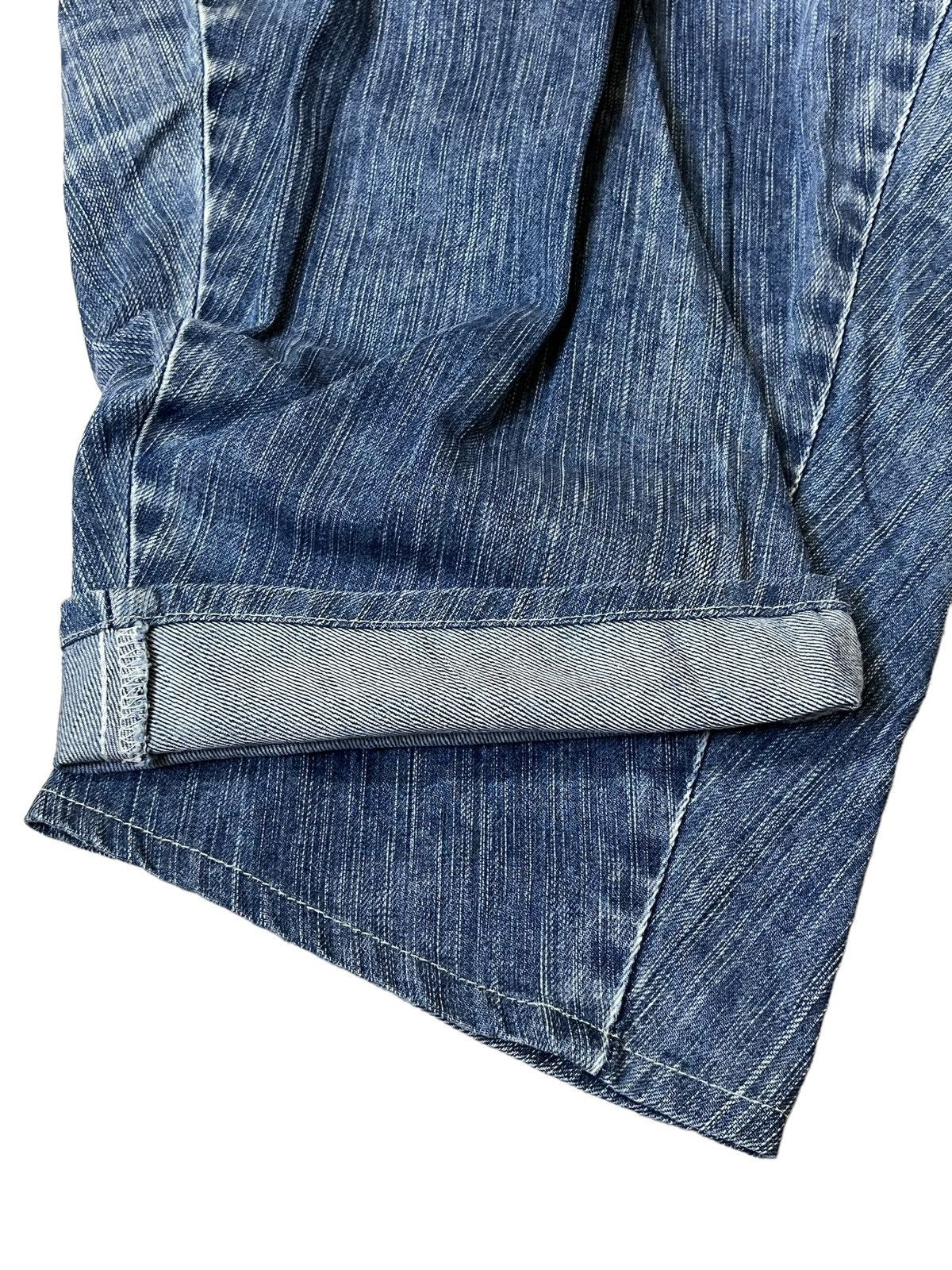 Edwin SICK🔥VINTAGE EDWIN XV FUNCTION CURVE LEG DISTRESSED JEANS Size US 35 - 10 Thumbnail