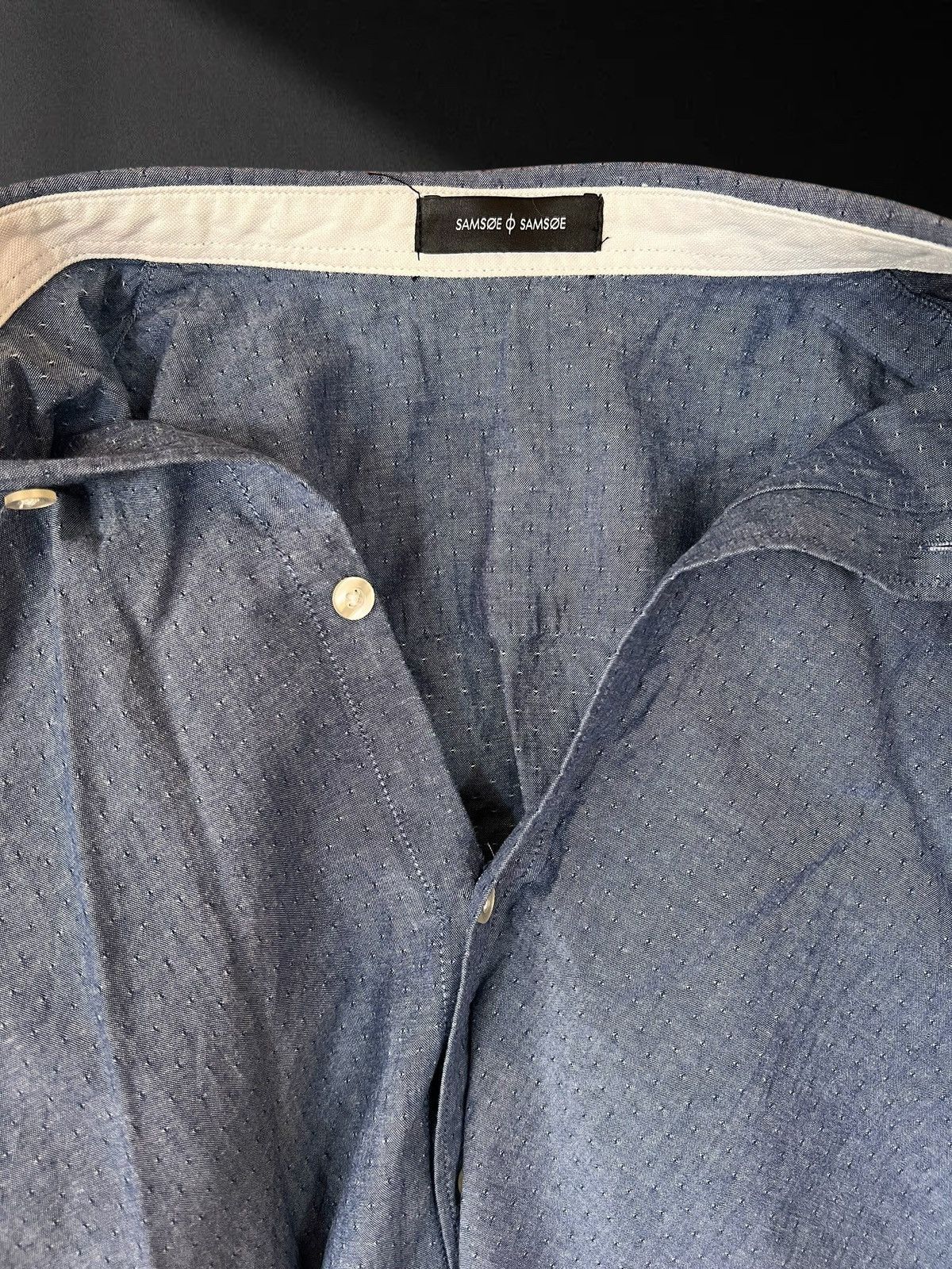 Samsoe Samsoe Samsoe Samsoe Jay FX blue shirt size S Size US S / EU 44-46 / 1 - 5 Thumbnail