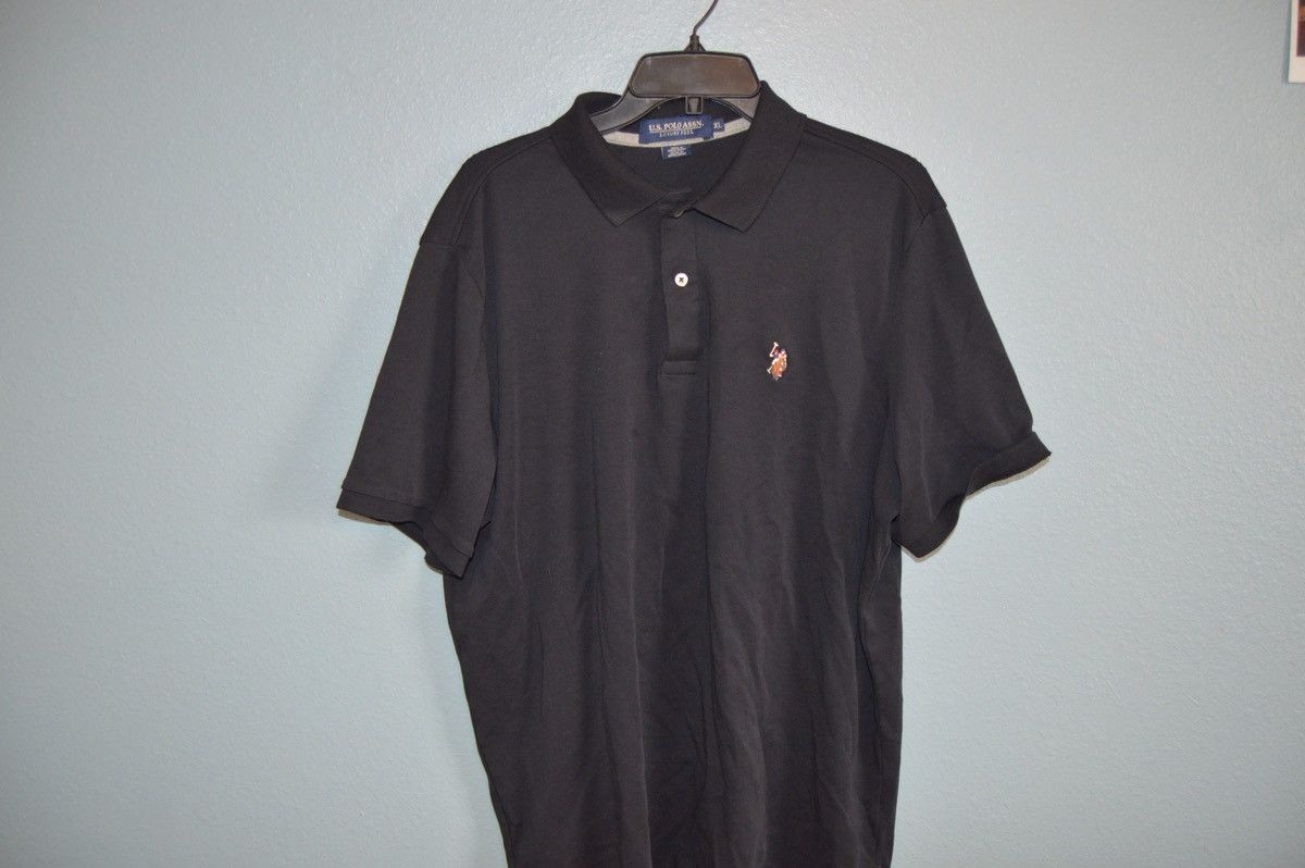 Polo Ralph Lauren Black Luxury Cotton Polo Shirt Size US XL / EU 56 / 4 - 4 Thumbnail
