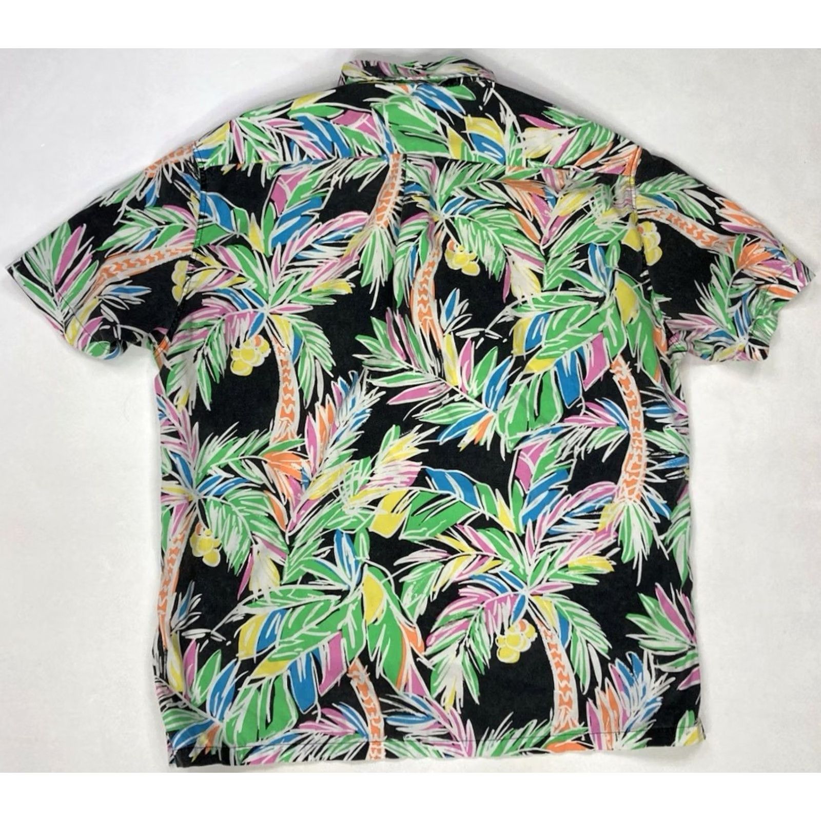Vintage VINTAGE The Nutter Palm Trees Print Popover Shirt Men Medium Short Sleeve 90s Size US M / EU 48-50 / 2 - 6 Thumbnail