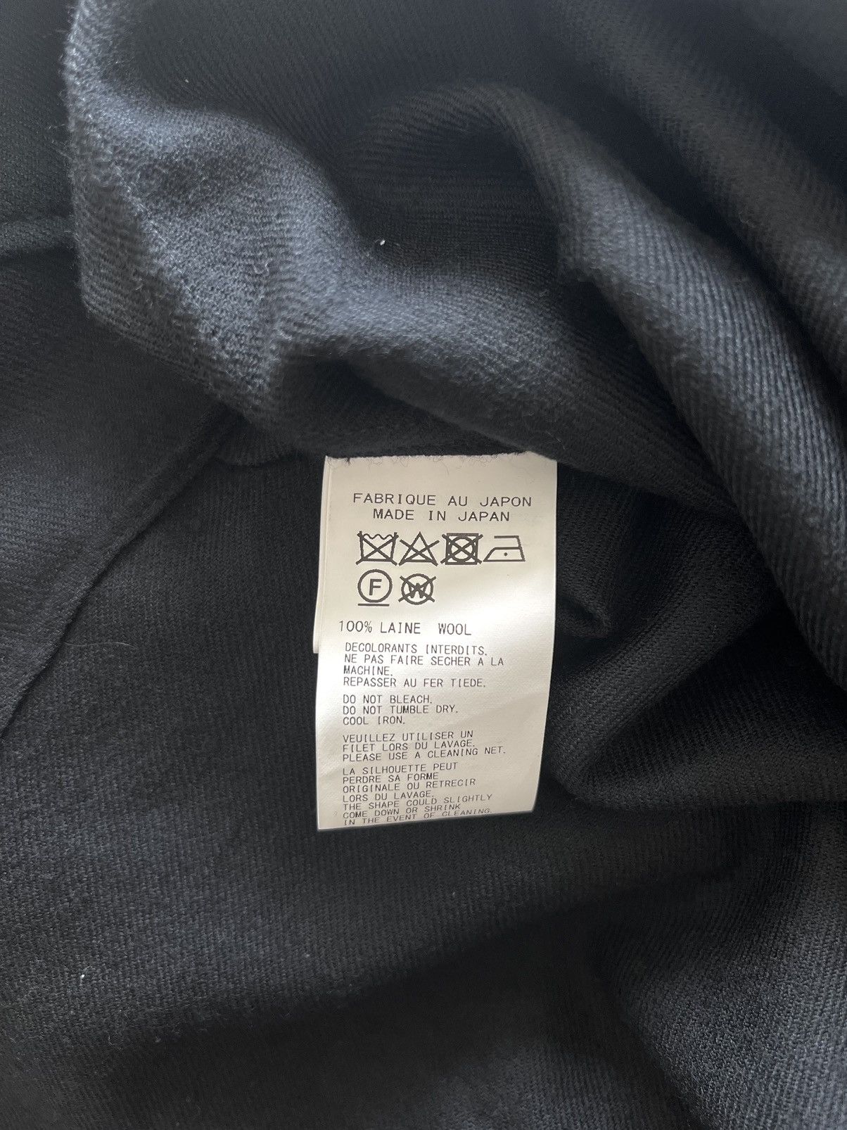 Yohji Yamamoto Yohji Yamamoto Pour Homme WOOL VIYELLA DOUBLE STAND BLOUSE Size US M / EU 48-50 / 2 - 8 Thumbnail