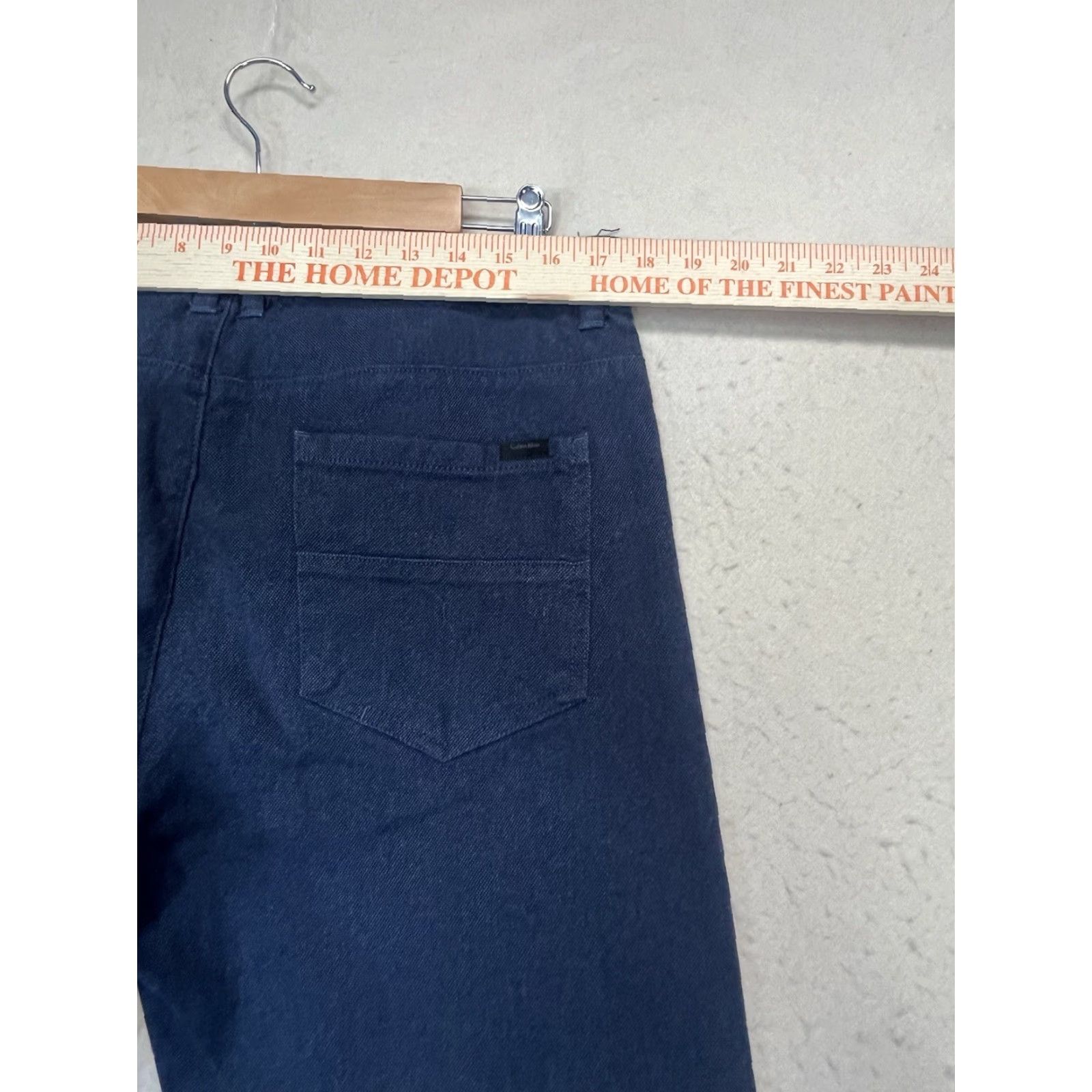 Calvin Klein Calvin Klein Slim Dress Pants Men 34 x 30 Blue Slim Fit Pants Blue Mens 34 30 Size US 34 / EU 50 - 3 Thumbnail