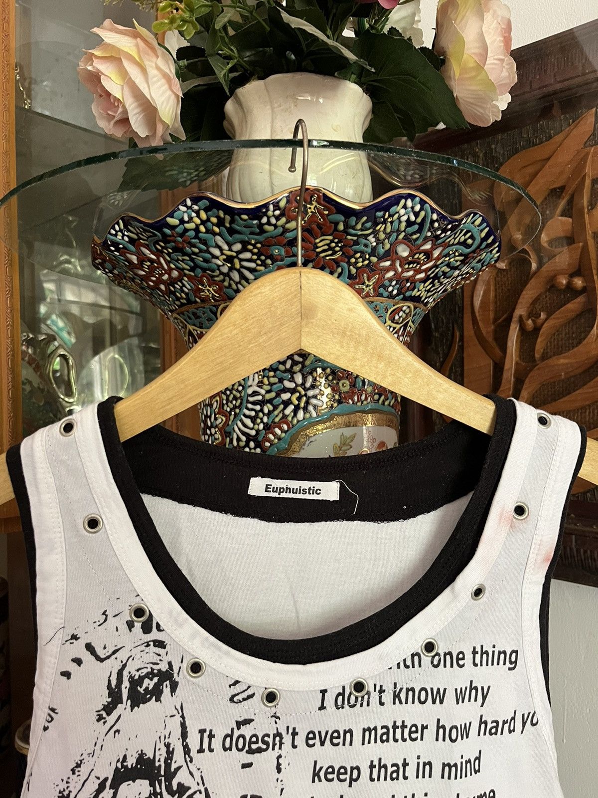 14th Addiction × If Six Was Nine × KMRii Y2K Euphuistic If Six Was Nine Punk Tanktop Size US M / EU 48-50 / 2 - 4 Thumbnail