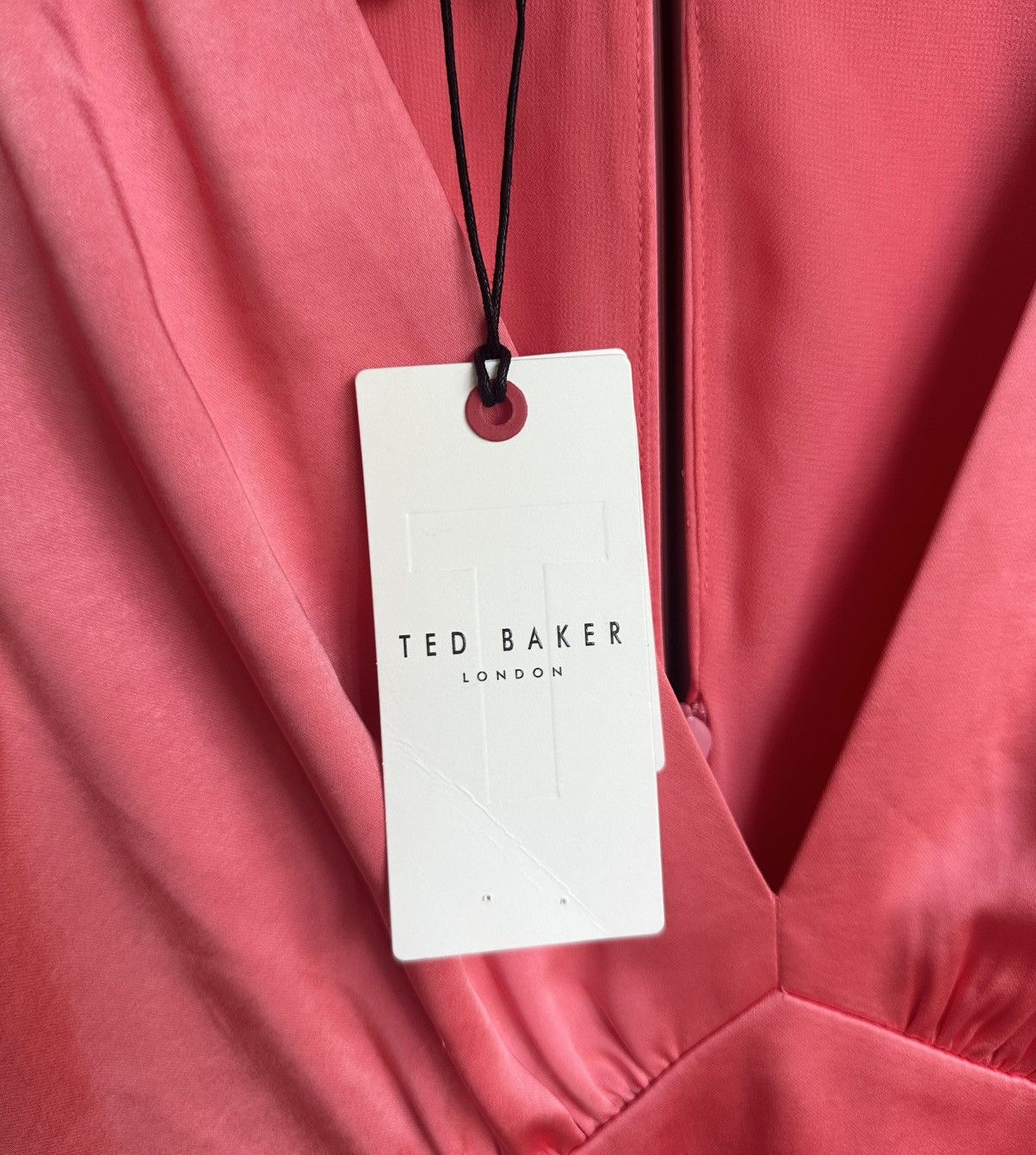 Ted Baker TED BAKER DANIIA WAISTED MIDICORAL DRESS WITH SIZE TB 0/US 4 Size XS / US 0-2 / IT 36-38 - 9 Thumbnail
