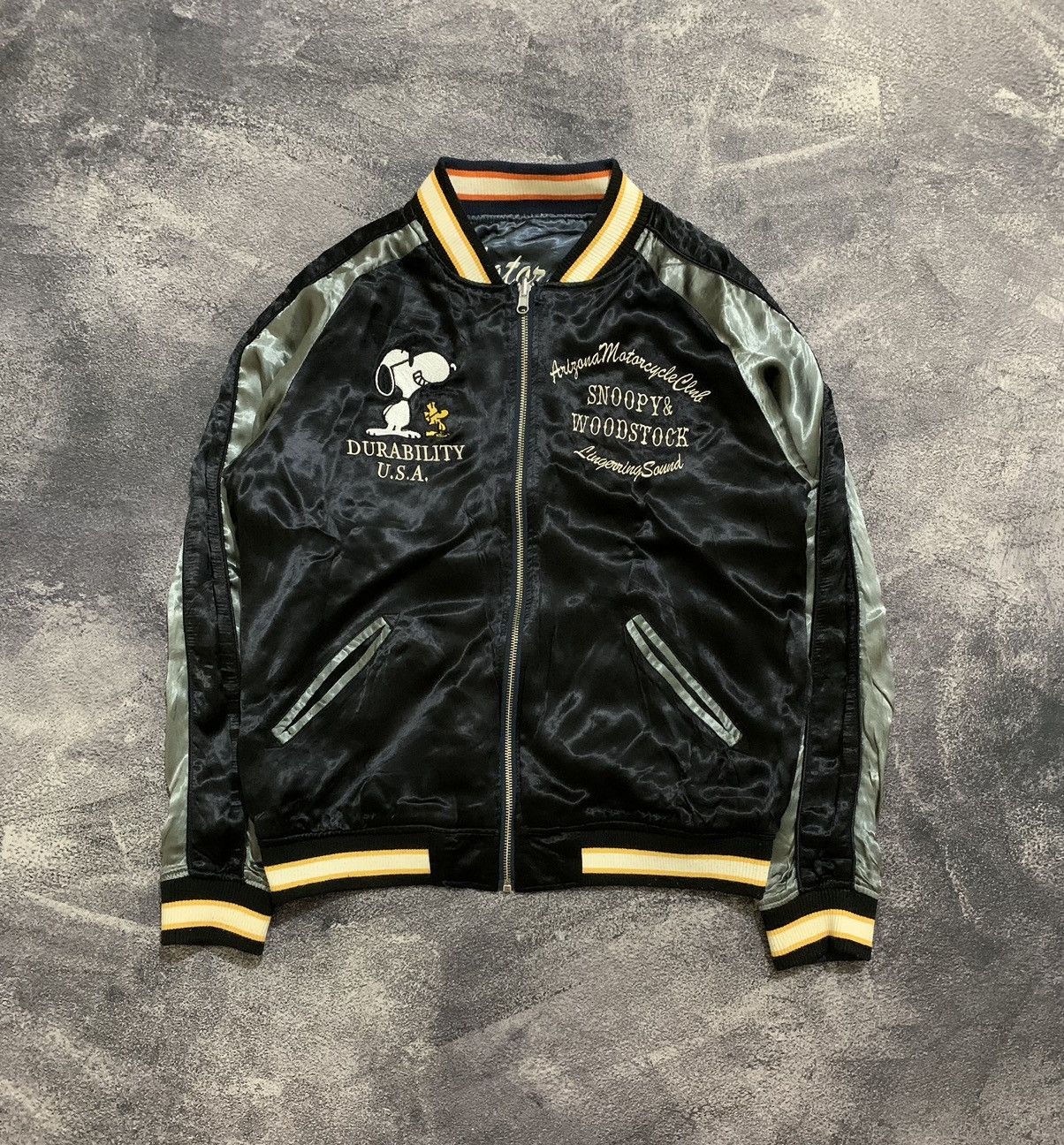 Flagstuff Flag staff x Snoopy Peanuts Sukajan Reversible Jacket Size US M / EU 48-50 / 2 - 8 Thumbnail