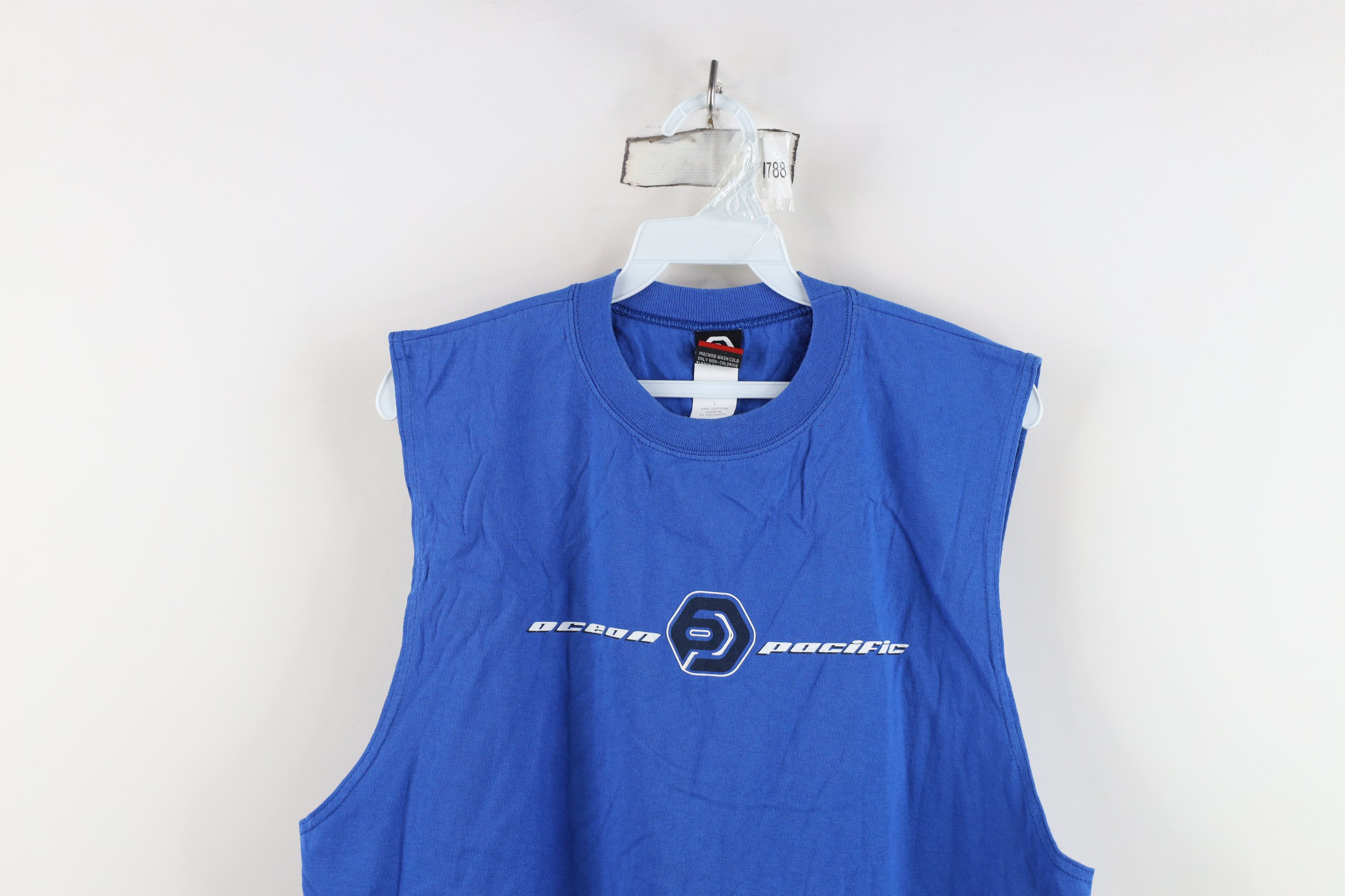 Ocean Pacific Vintage 90s Y2K Ocean Pacific OP Surf Sleeveless T-Shirt Size US L / EU 52-54 / 3 - 2 Thumbnail
