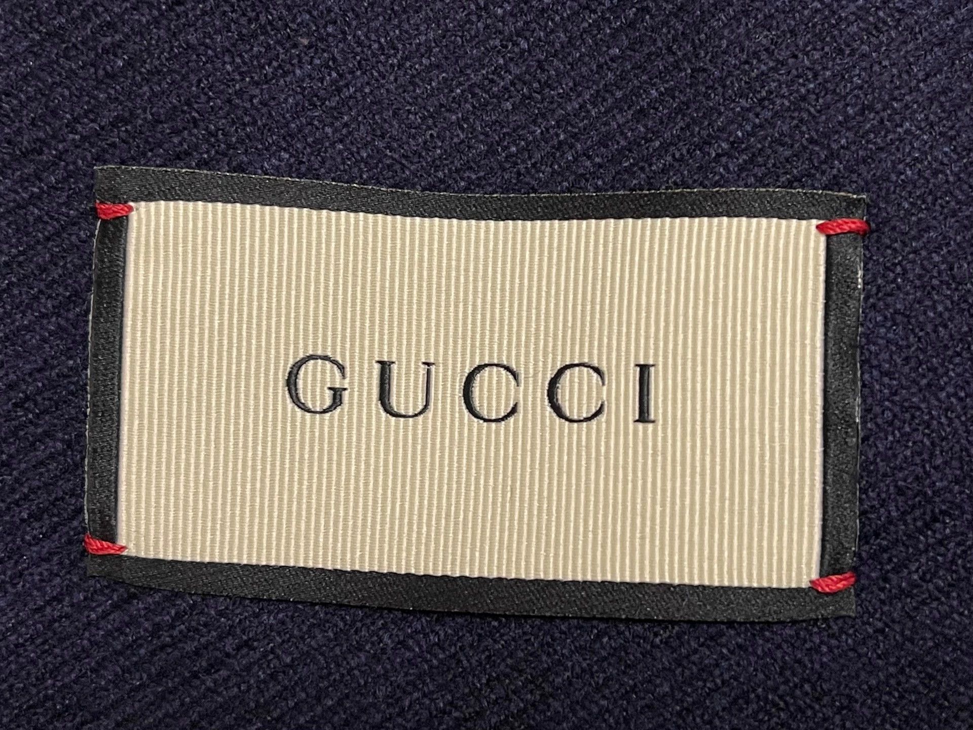 Gucci Gucci Runway OS 100% Cashmere Blue Men's 52 Size US L / EU 52-54 / 3 - 5 Thumbnail