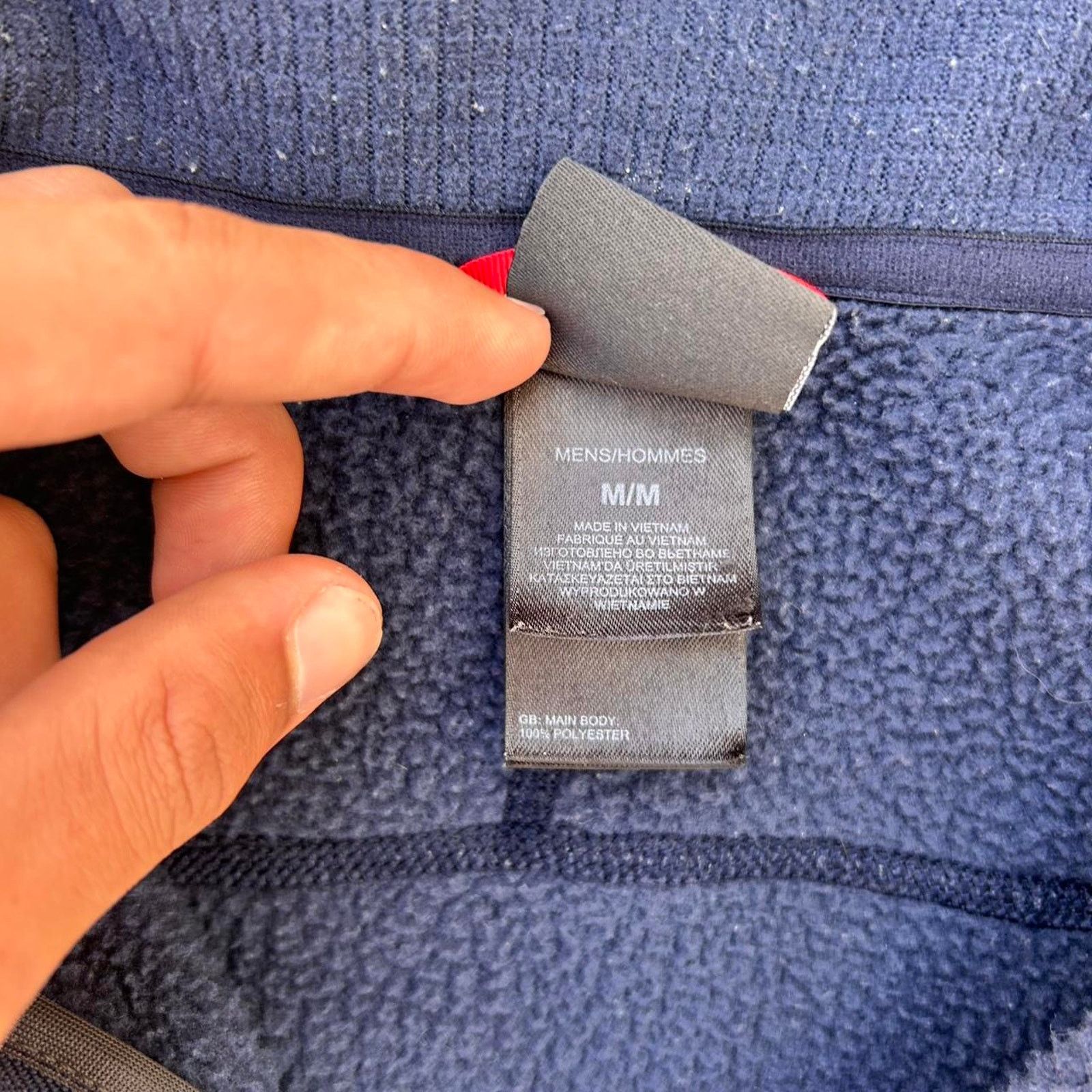 The North Face The North Face Blue Fleece Quarter Zip Size US M / EU 48-50 / 2 - 3 Thumbnail