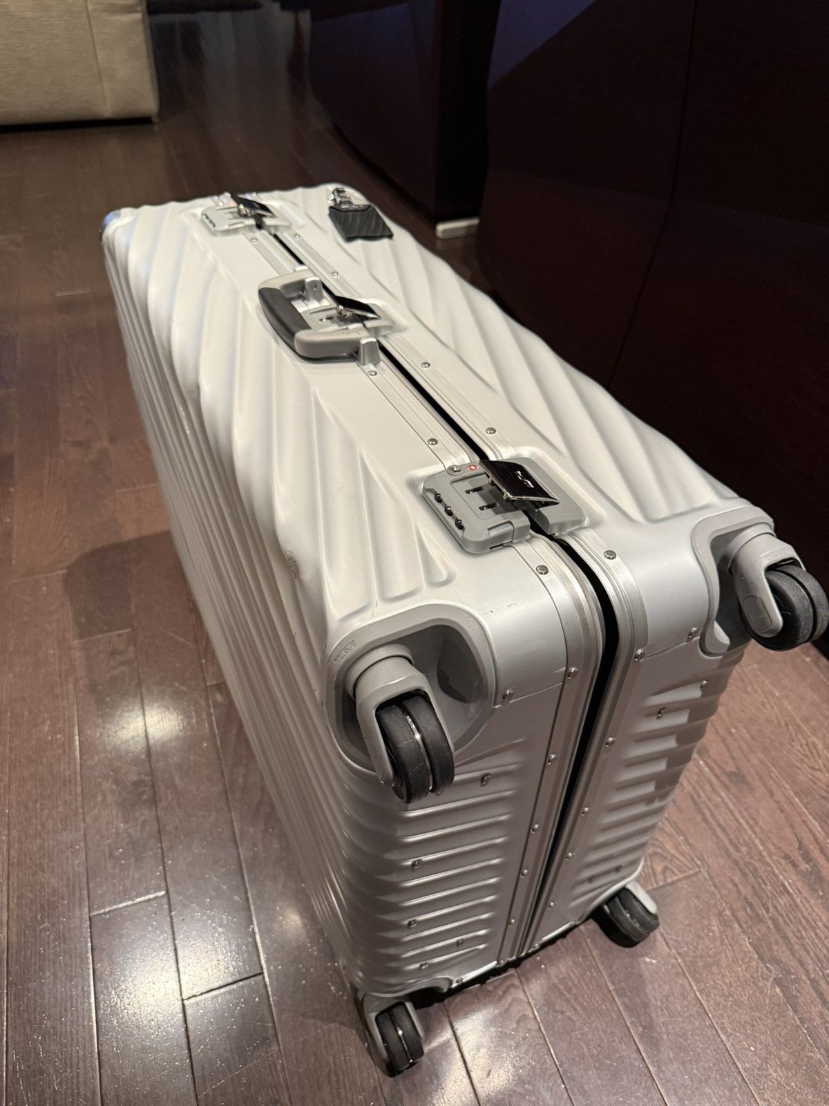 Tumi TUMI Extended Trip Packing Case Silver Aluminum 31” Luggage Size ONE SIZE - 11 Thumbnail