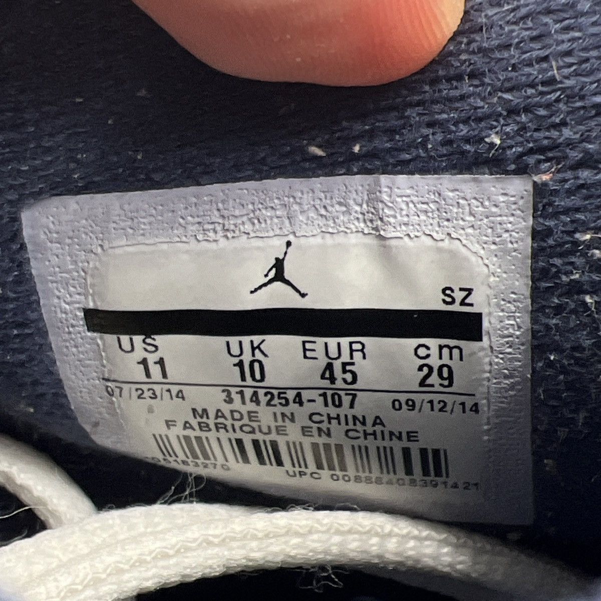 Jordan Brand Air Jordan 4 Columbia Size US 11 / EU 44 - 8 Thumbnail