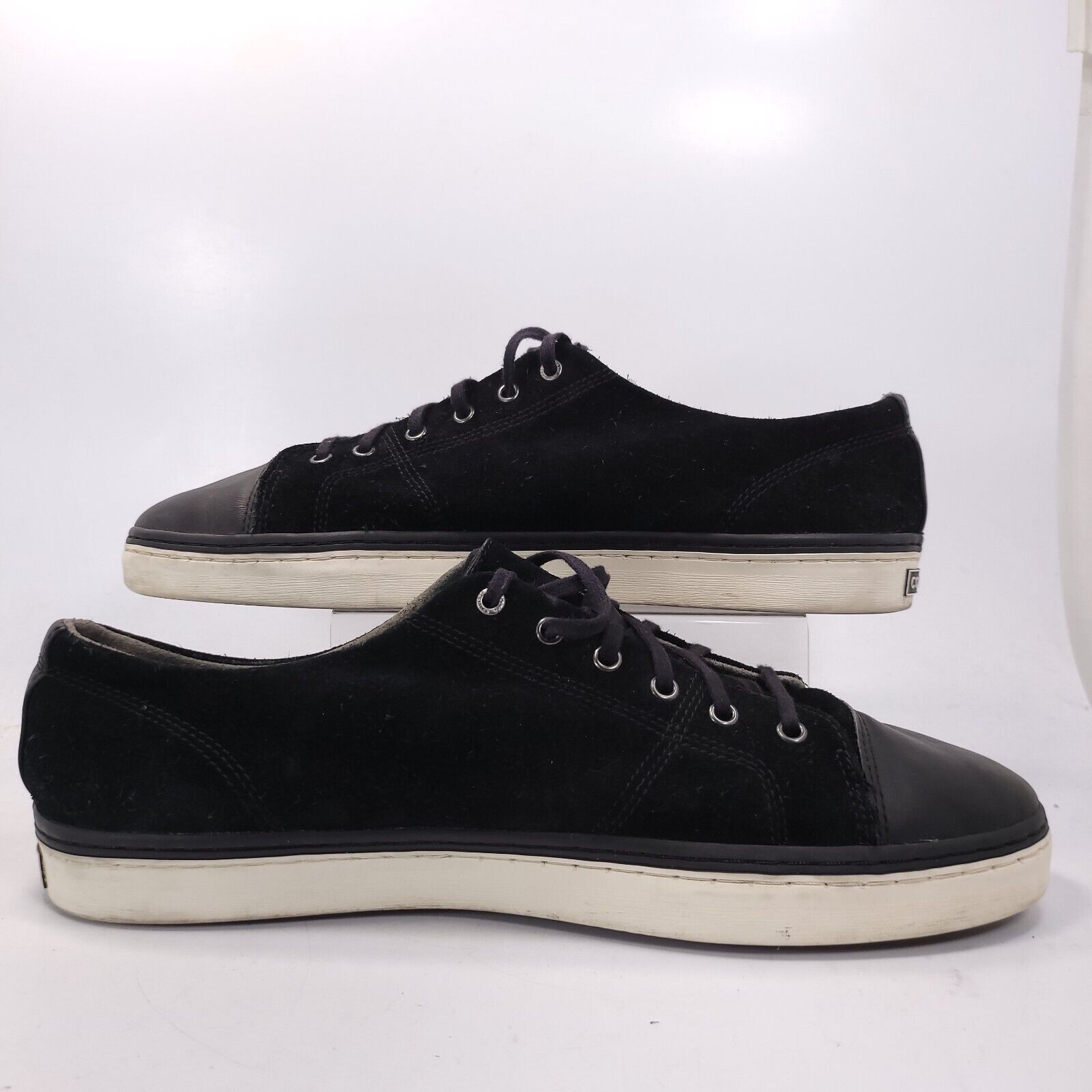 Cole Haan Cole Haan Grand OS Suede Shoe Mens Size 12 Black White Size US 12 / EU 45 - 6 Thumbnail
