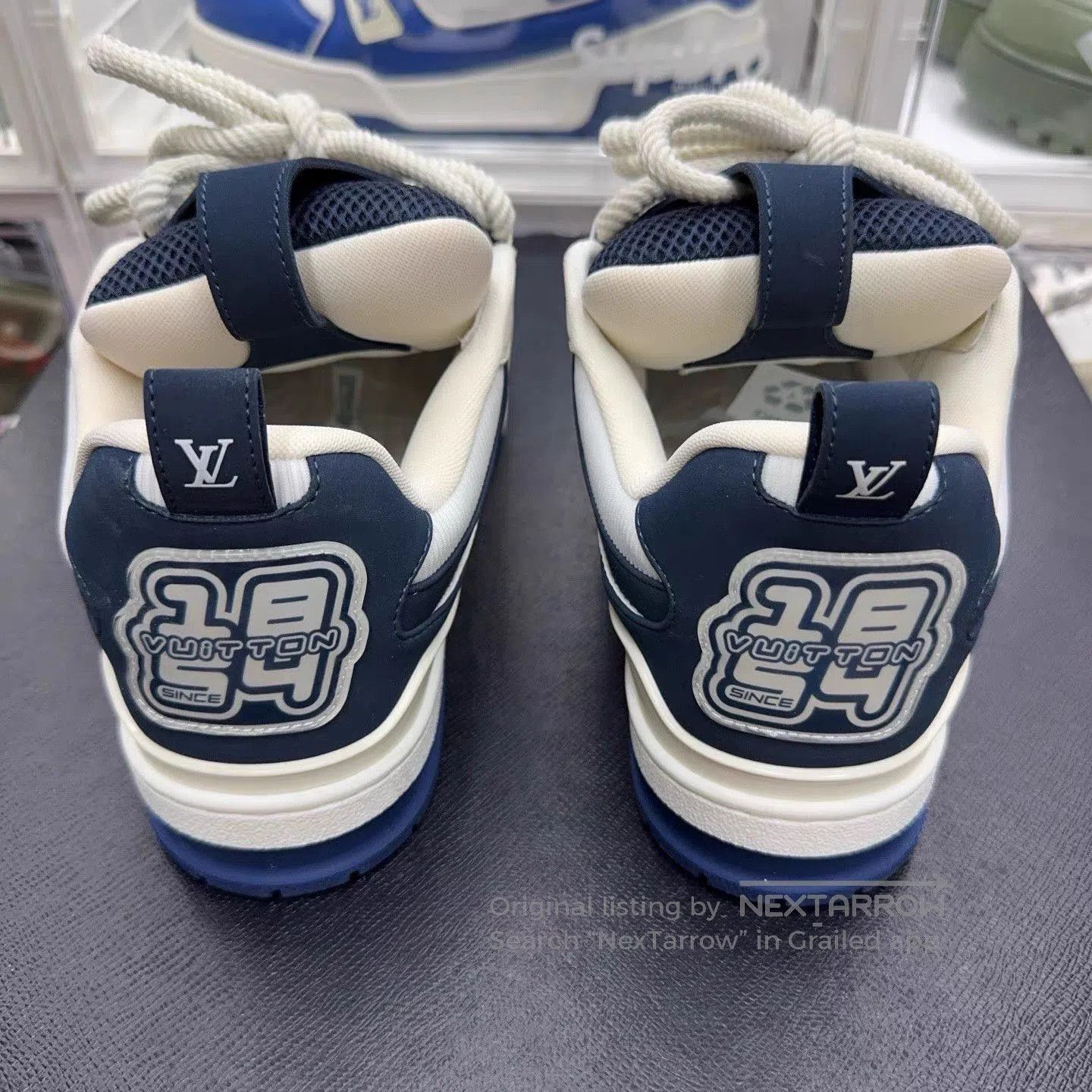 Louis Vuitton Blue Lowtop Sneakers Size 8. Size US 8 / EU 41 - 5 Thumbnail