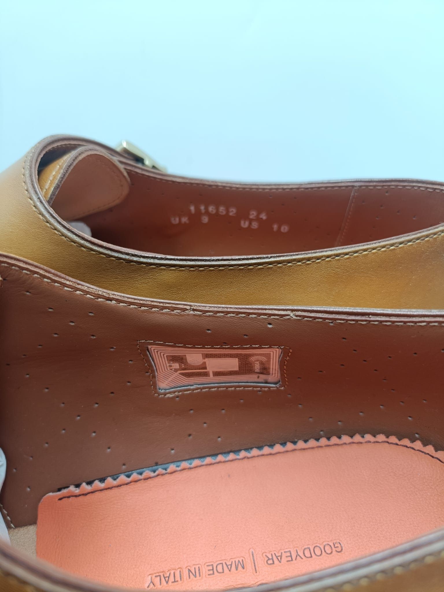 Santoni Santoni Double Monk Strap Brown Leather Goodyear Welted Size US 10 / EU 43 - 2 Thumbnail