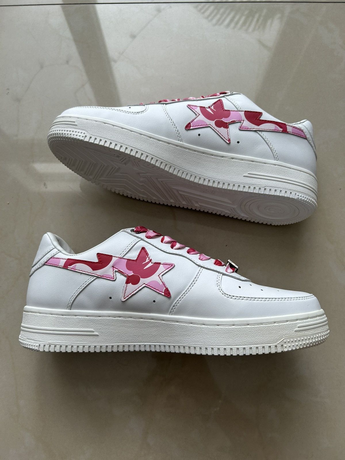 Bape Bape Sta Pink Camo Shoe 2021 Size US 9 / EU 42 - 2 Thumbnail