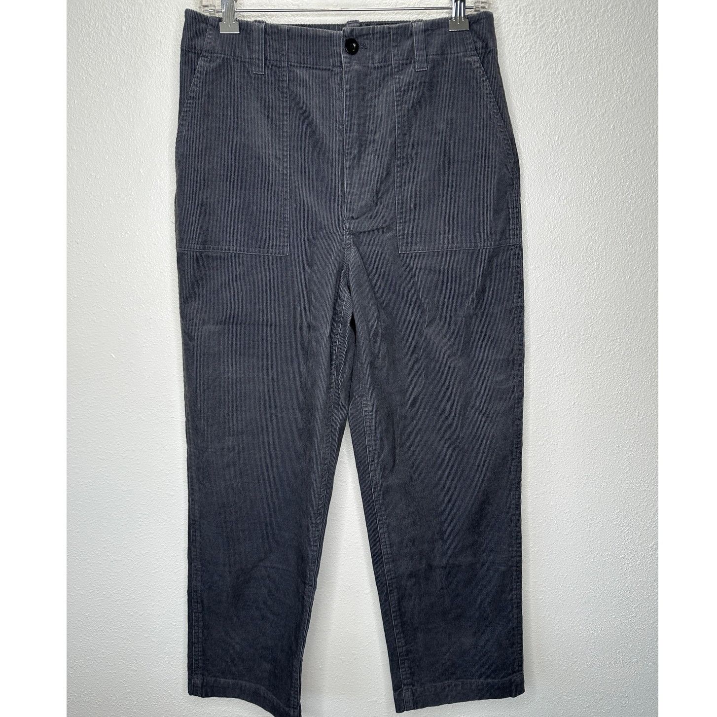 Other Jenni Kayne Gray High Waist Corduroy Ranger Trouser Pants 8 Size 30" / US 8 / IT 44 - 2 Thumbnail