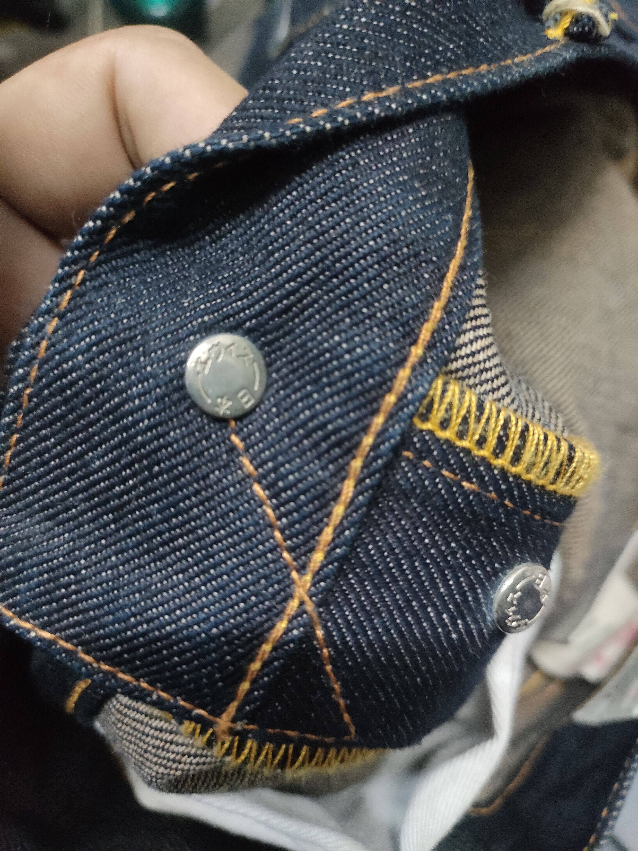 Evisu Evisu Script Logo Selvedge Jeans Size US 36 / EU 52 - 14 Thumbnail