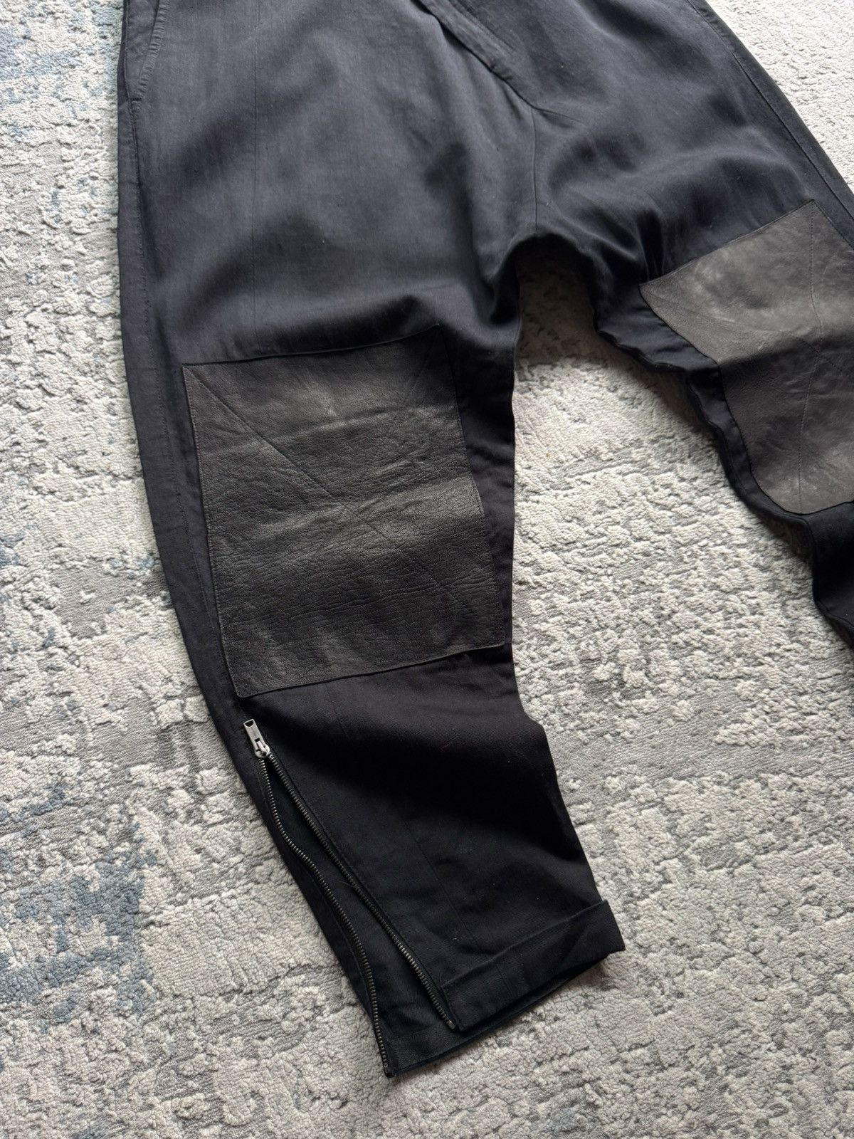 Damir Doma Damir Doma Linen/Leather Asymmetrical Pants Size 44 Size US 44 / EU 60 - 6 Thumbnail