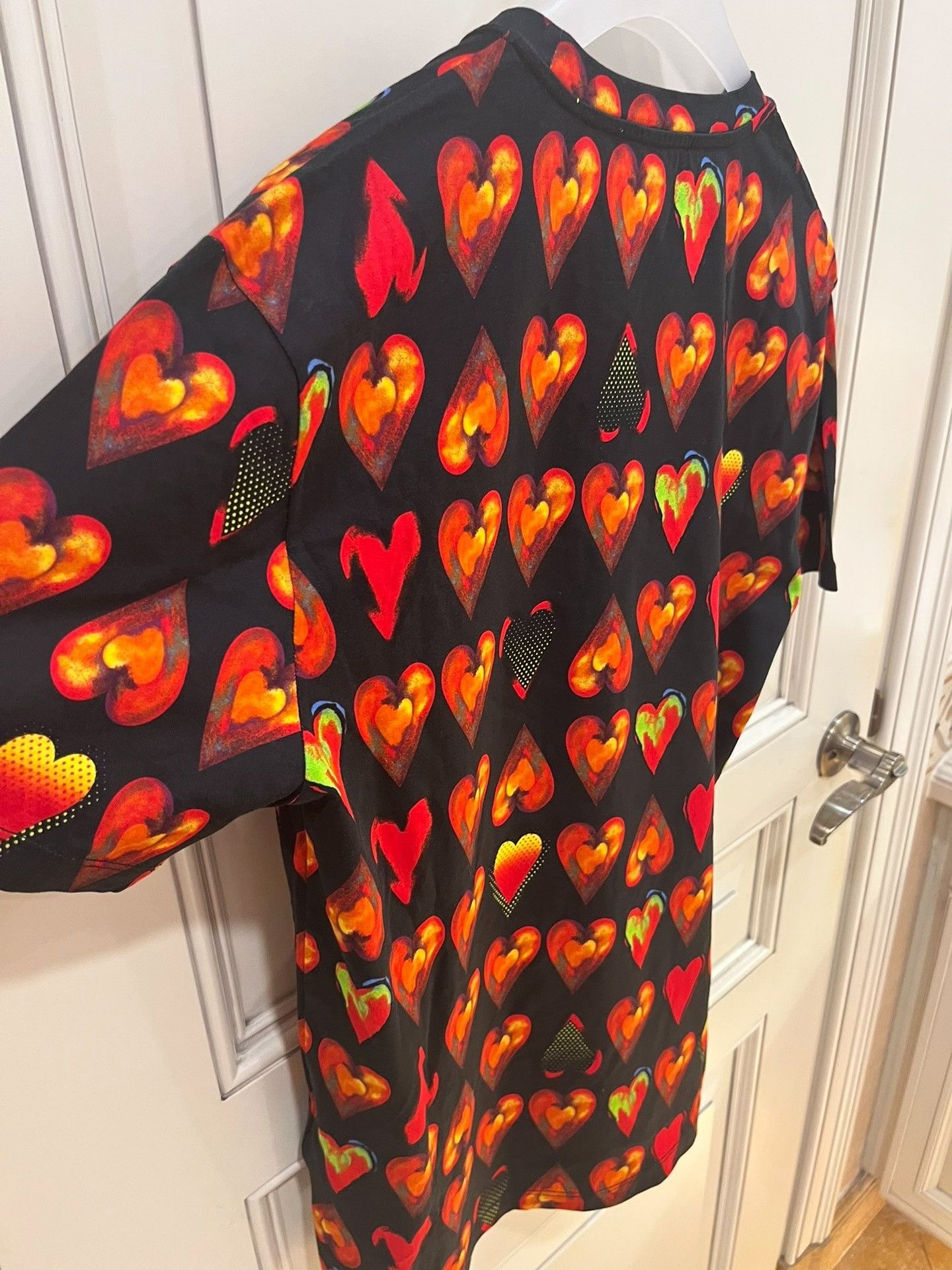 Versace Versace Heart Print T-Shirt M Size US M / EU 48-50 / 2 - 8 Thumbnail