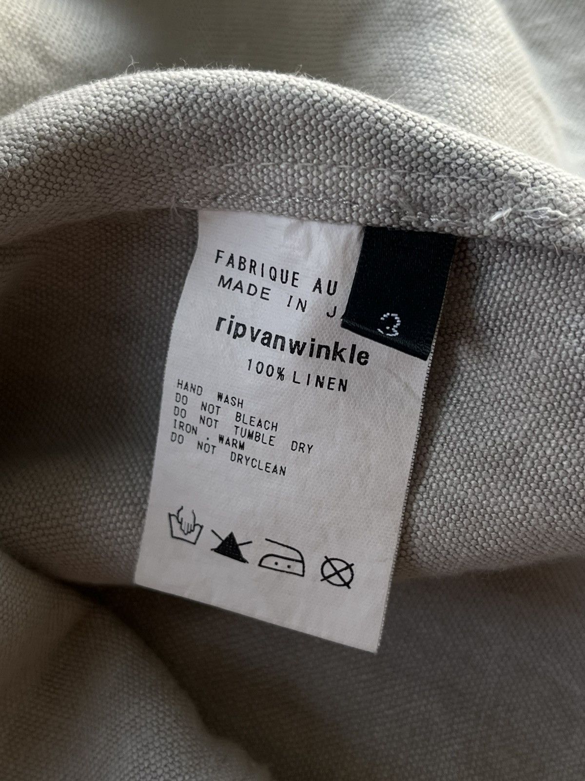 RIPVANWINKLE RIPVANWINKLE JAPANESE BUTTON HALF-SLEEVED SHIRTS Size US L / EU 52-54 / 3 - 8 Thumbnail