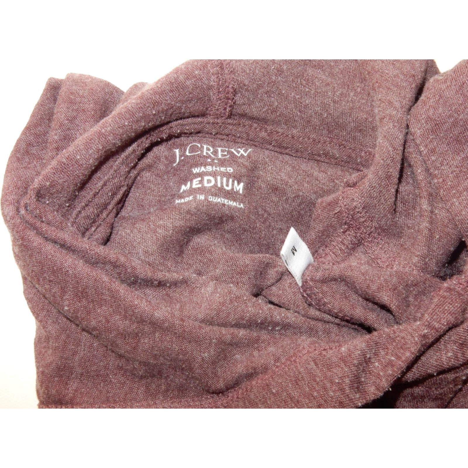 J.Crew J.CREW Men's Hooded Sweater Size M Washed Purpl e Pullover Cotton Blend Size US M / EU 48-50 / 2 - 3 Thumbnail