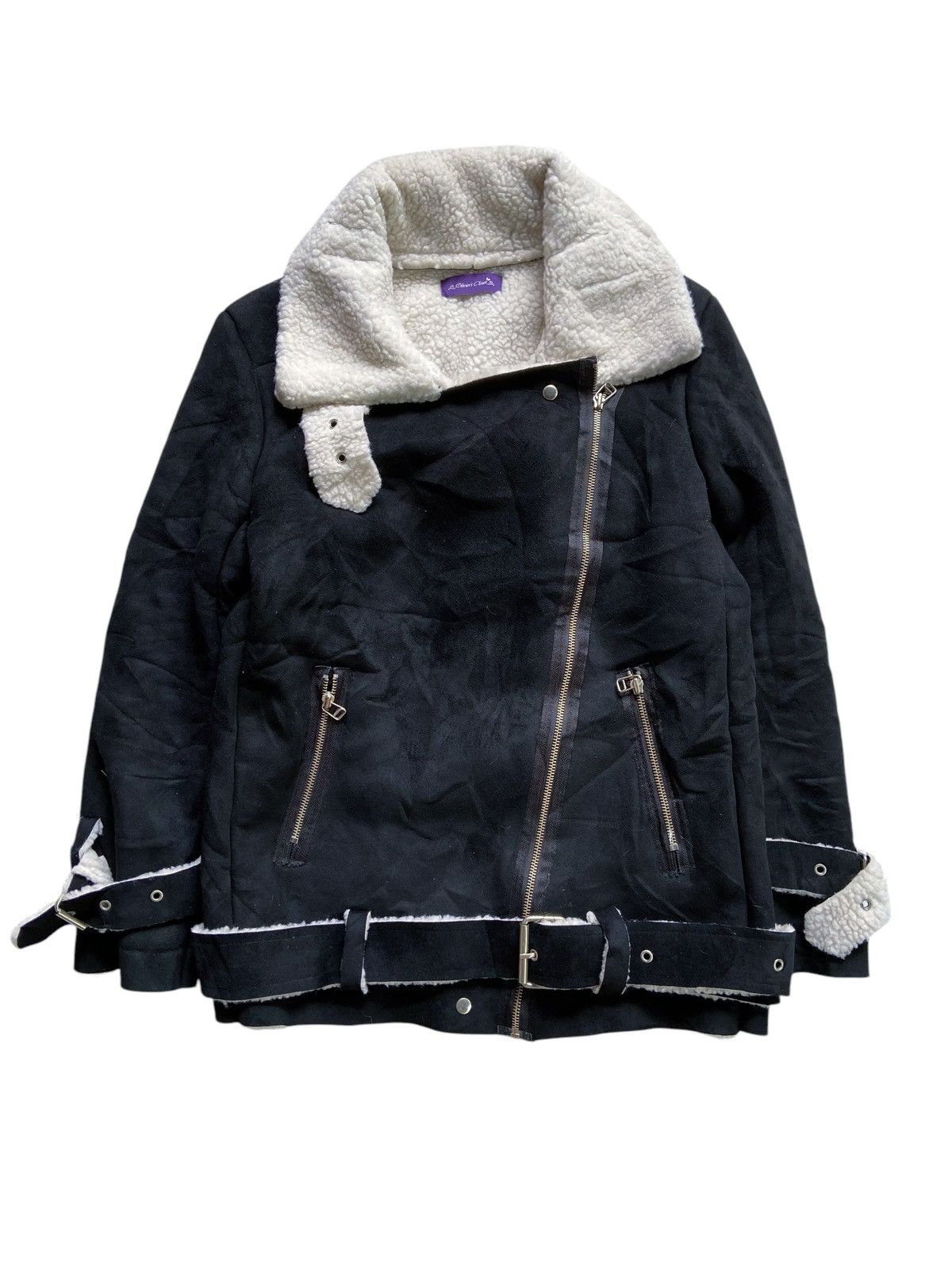 Japanese Brand OLIVER CLOSET BONDAGE SHERPA JACKET Size US L / EU 52-54 / 3 - 2 Thumbnail