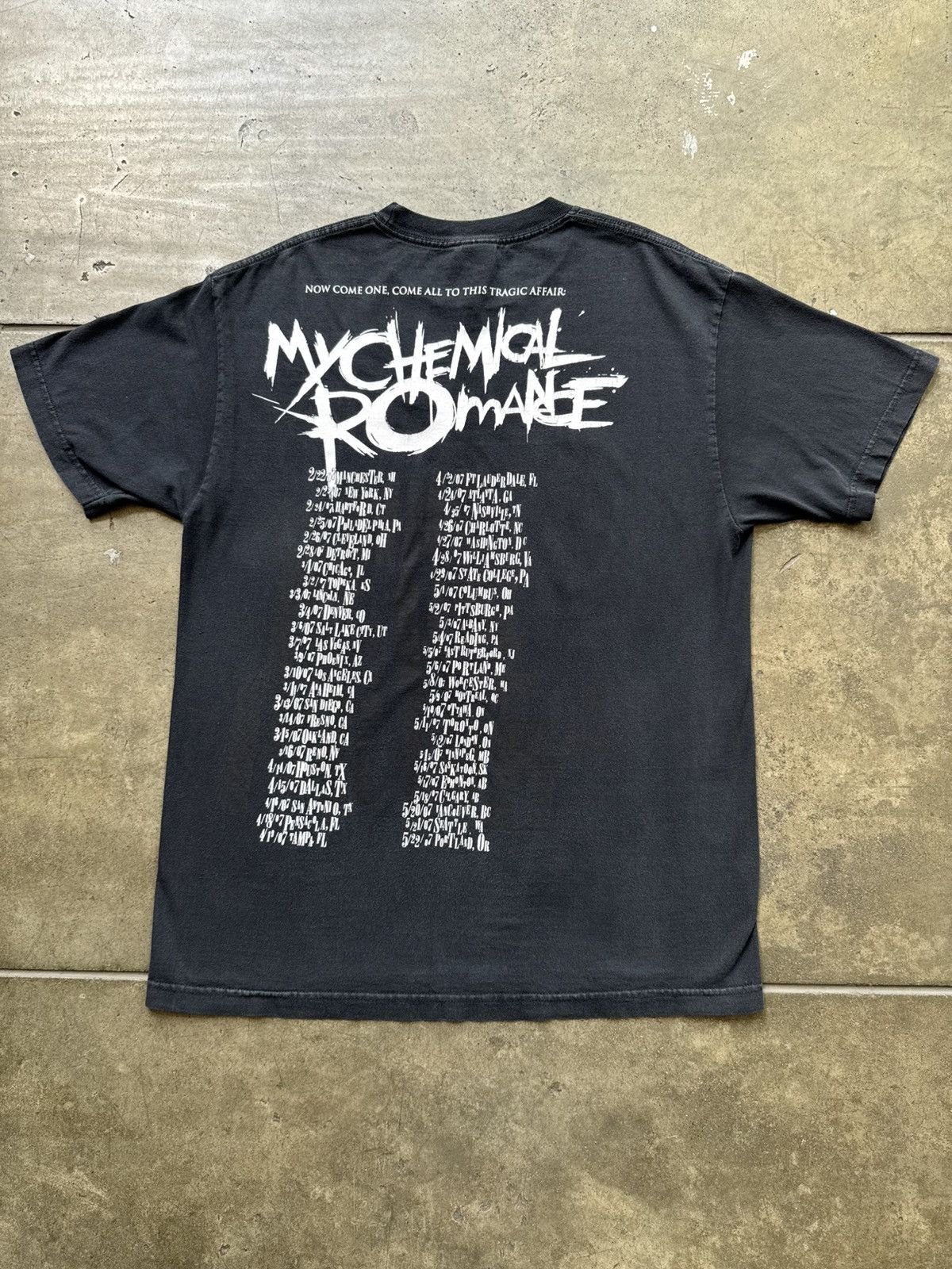 Vintage VTG 2007 My Chemical Romance Black Parade Band Tee Shirt MCR Size US L / EU 52-54 / 3 - 2 Thumbnail