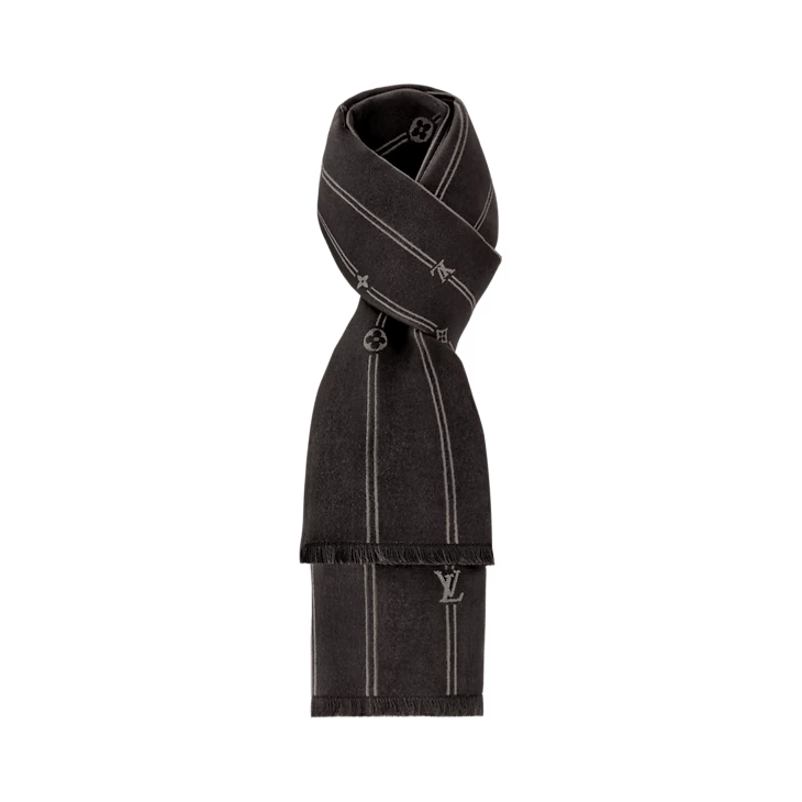 Louis Vuitton Monogram Stripes Scarf Size ONE SIZE - 2 Thumbnail