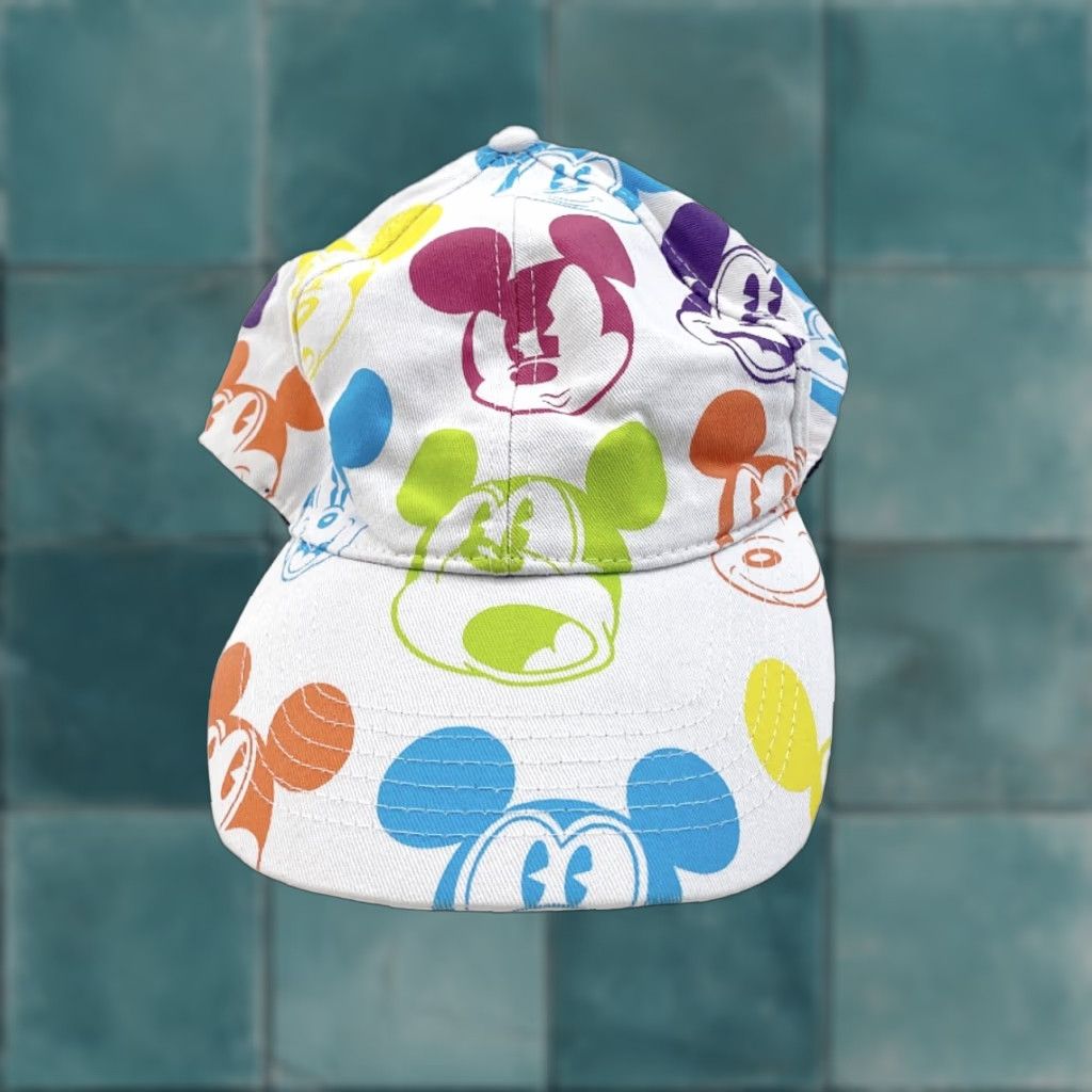 Disney VINTAGE Disney Mickey Mouse Hat One Size Fits Most Adjustable Snapback Baseball Dad Cap Size ONE SIZE - 1 Thumbnail