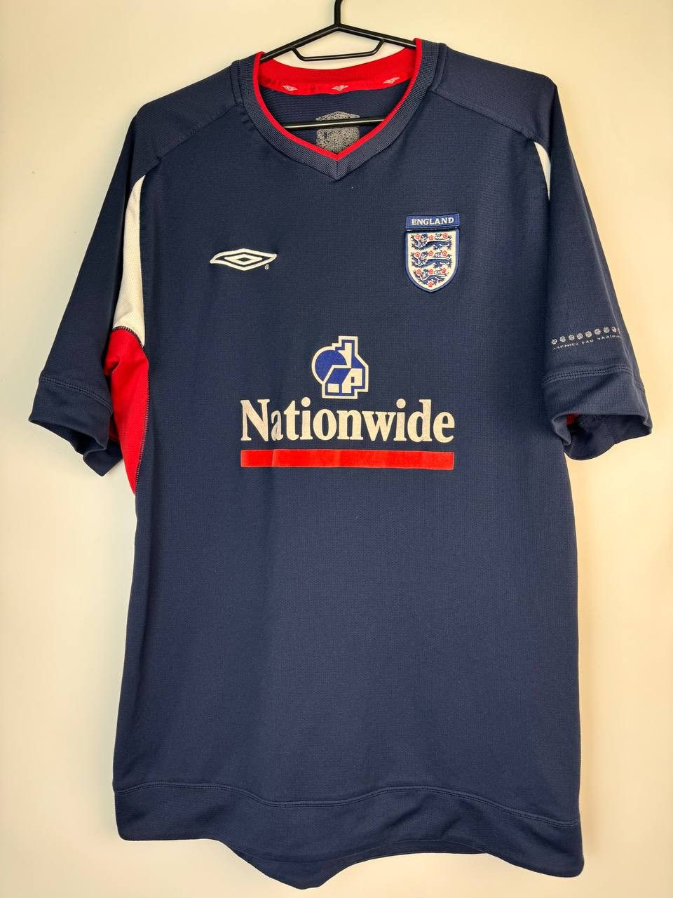 Umbro × Vintage England Umbro Training Soccer Shirt Top Nationwide 1999-02 Size US L / EU 52-54 / 3 - 1 Thumbnail