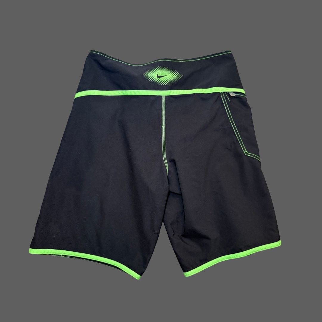 Nike Nike Y2K RARE Black/Green Boardshorts Size 30 GUC Size US 30 / EU 46 - 7 Thumbnail