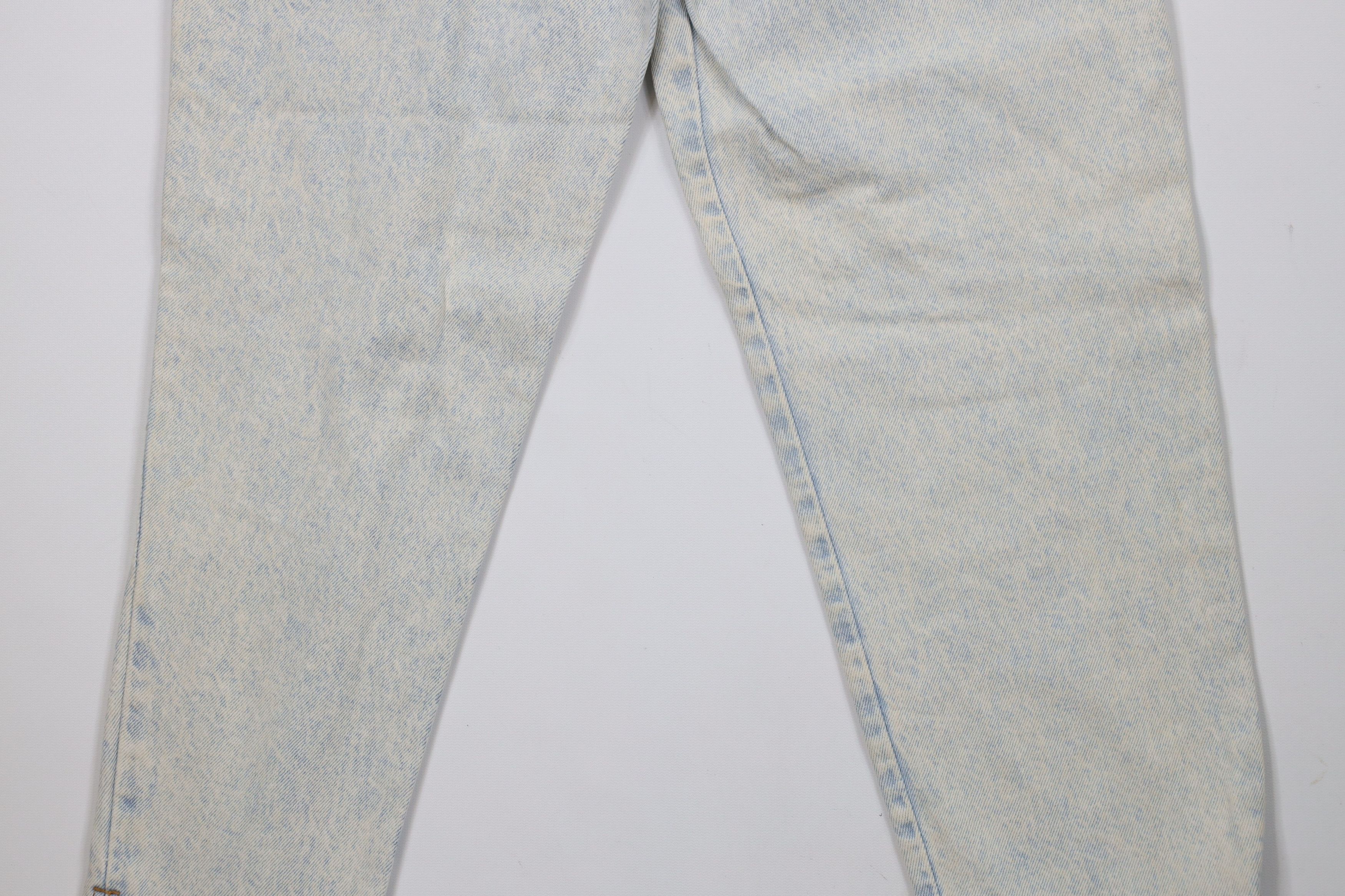Vintage Vintage 90s Streetwear Acid Wash Tapered Leg Jeans Blue Size 32" / US 10 / IT 46 - 12 Thumbnail