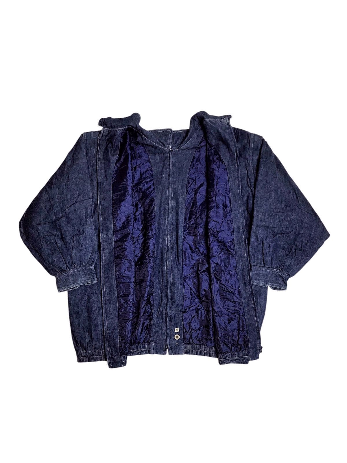 Japanese Brand × Vintage Hi-Meric Vintage Detachable Denim Jacket Size US XL / EU 56 / 4 - 5 Thumbnail