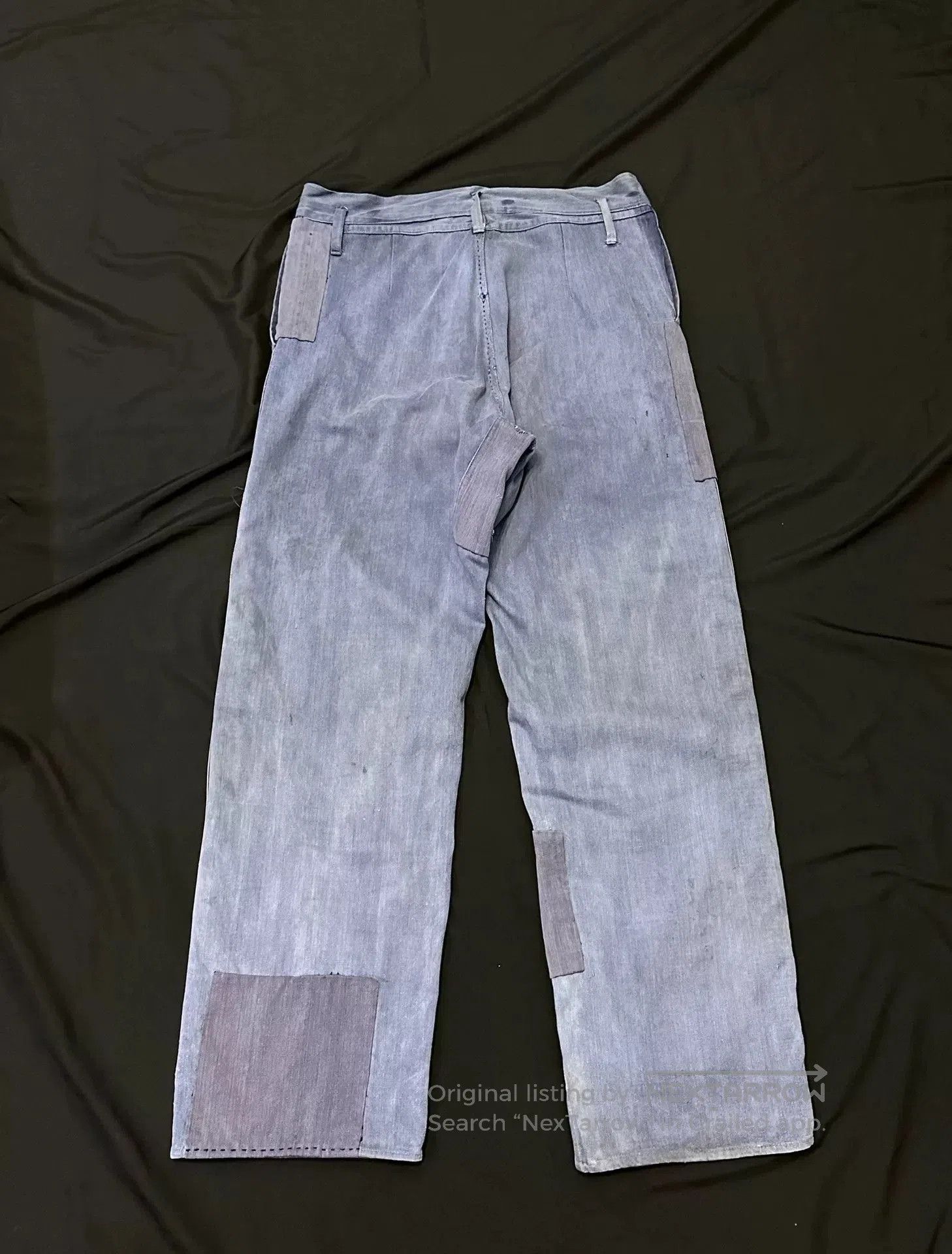 Vintage Vintage French Workwear Patch Jeans. Size US 30 / EU 46 - 5 Thumbnail