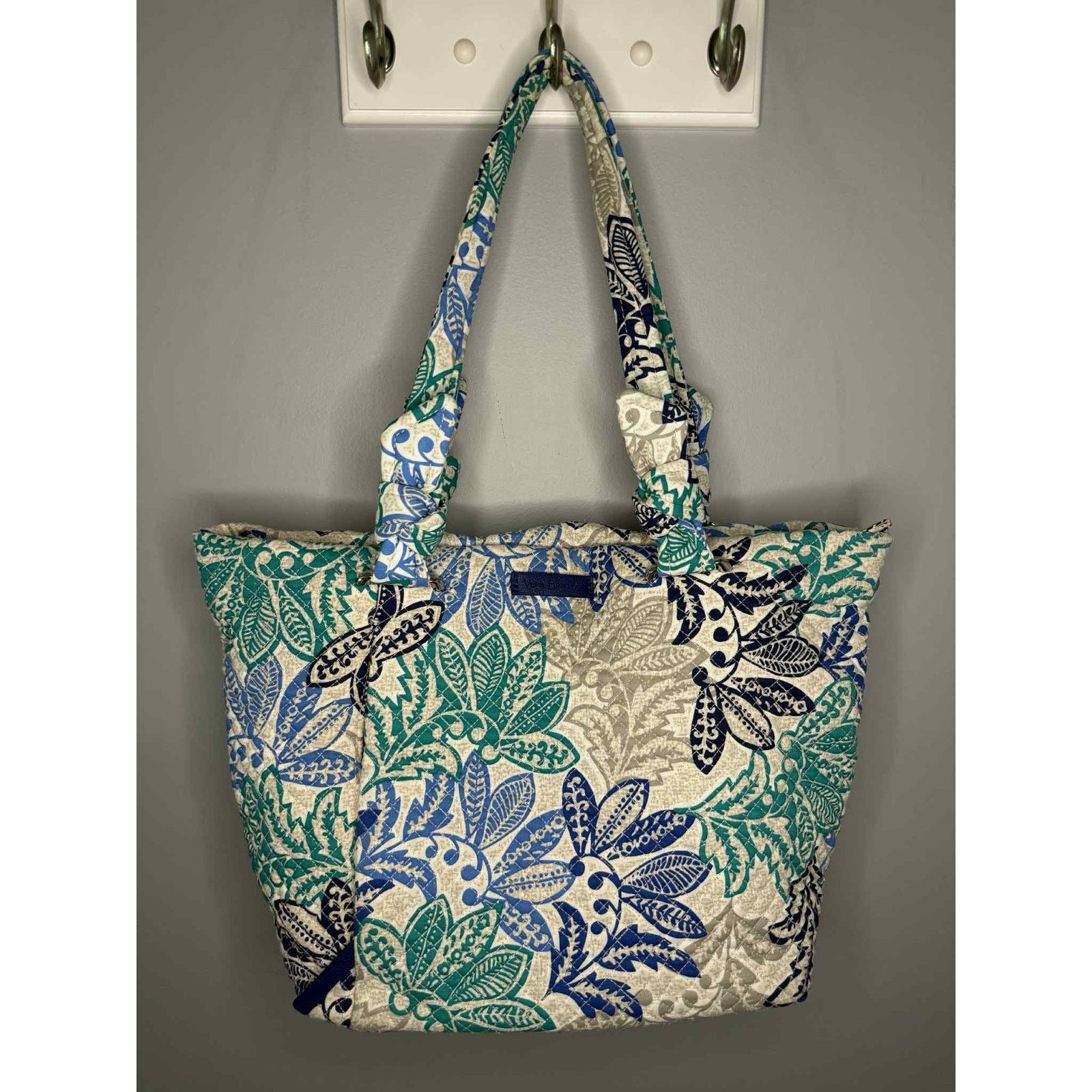 Vera Bradley Vera Bradley Cotton Hadley East West Tote Bag Santiago Size ONE SIZE - 3 Thumbnail
